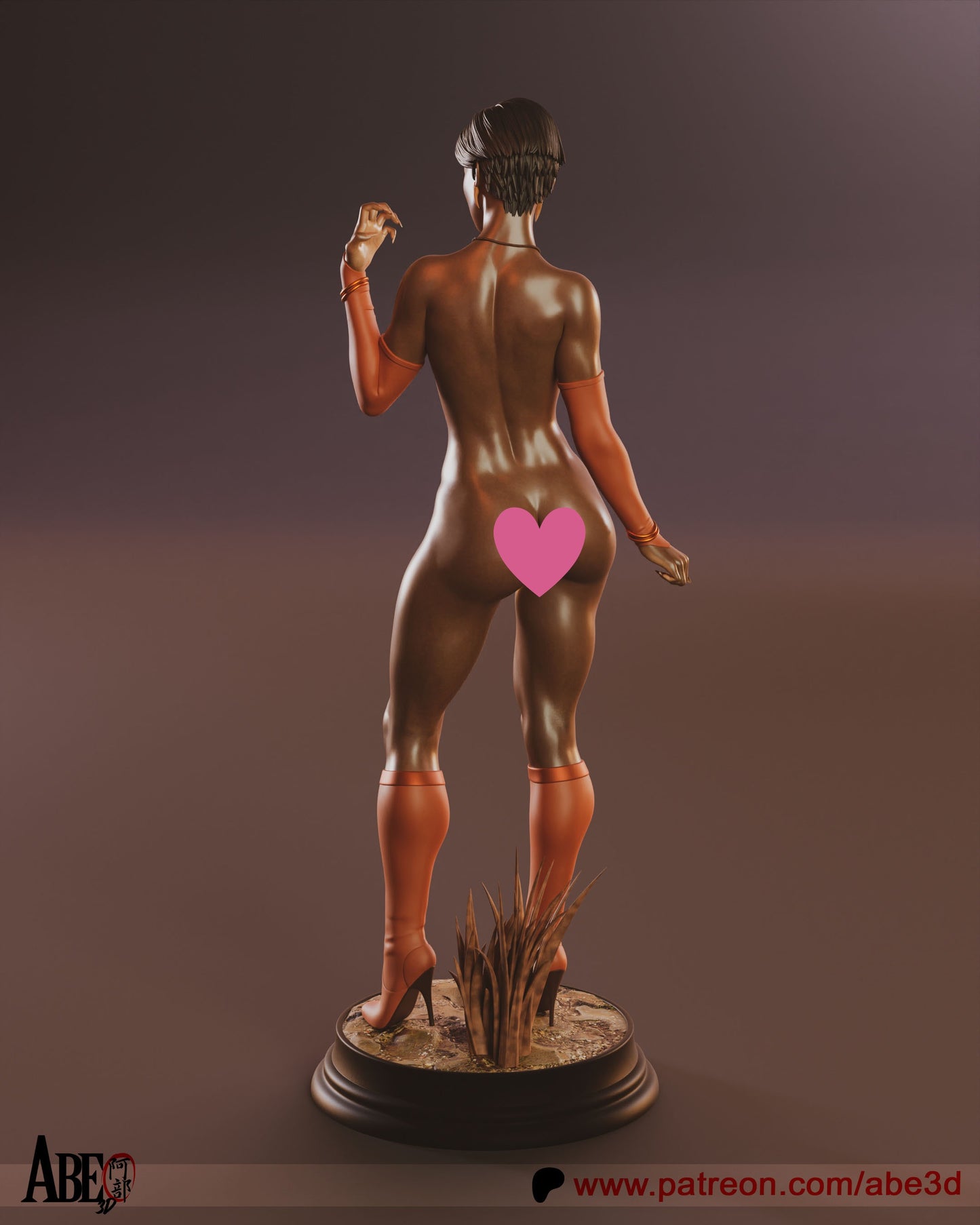 Vixen NSFW - Unassembled and Unpainted Garage Kit - Model Designed by Abe3D