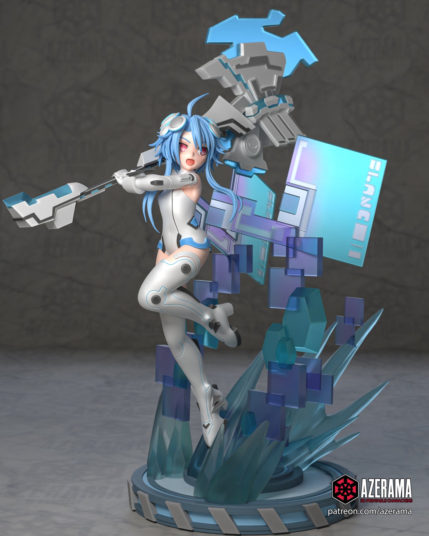 White Heart - Unassembled and Unpainted Garage Kit - Model Designed by Azerama