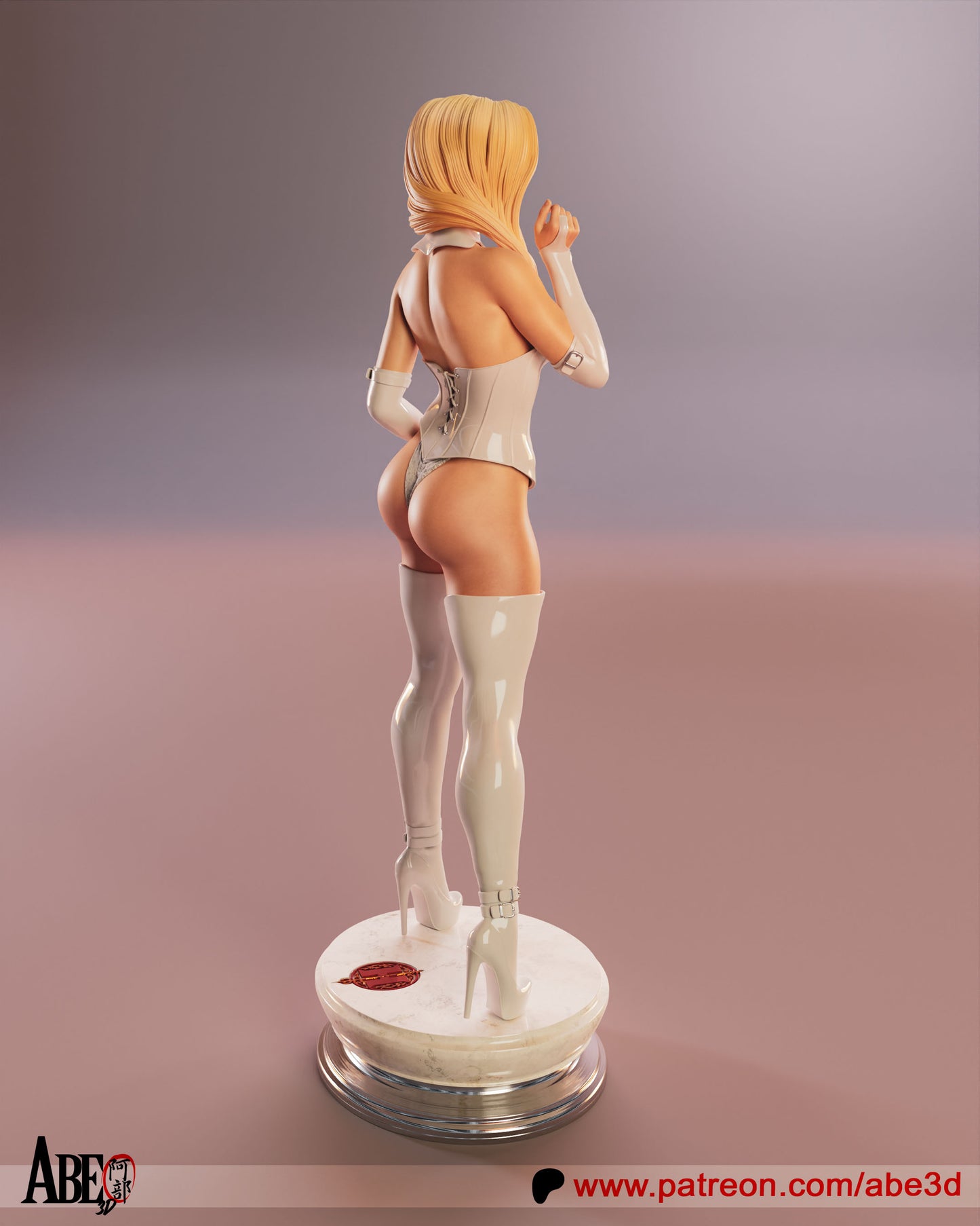 Emma Frost (White Queen) - (VARIANT PARTS INCLUDED) Unassembled and Unpainted Garage Kit - Model Designed by Abe3D