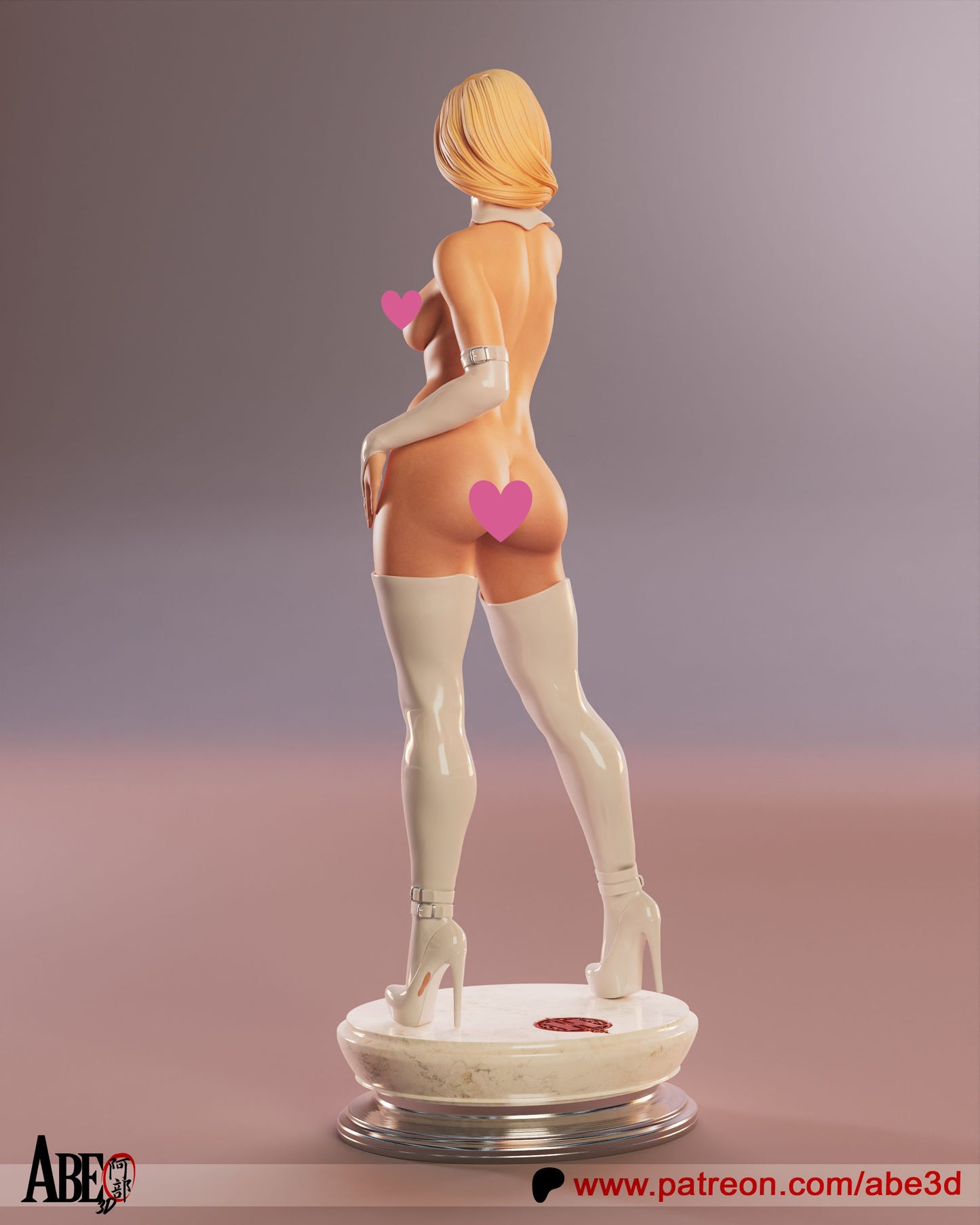 Emma Frost (White Queen) NSFW (VARIANT PARTS INCLUDED) - Unassembled and Unpainted Garage Kit - Model Designed by Abe3D