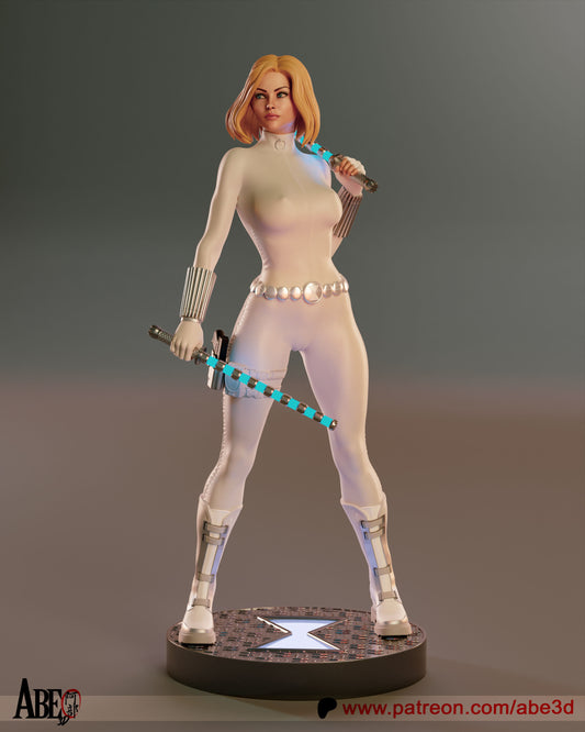 White Widow (All Variant Parts Included) - Unassembled and Unpainted Garage Kit - Model Designed by Abe3d