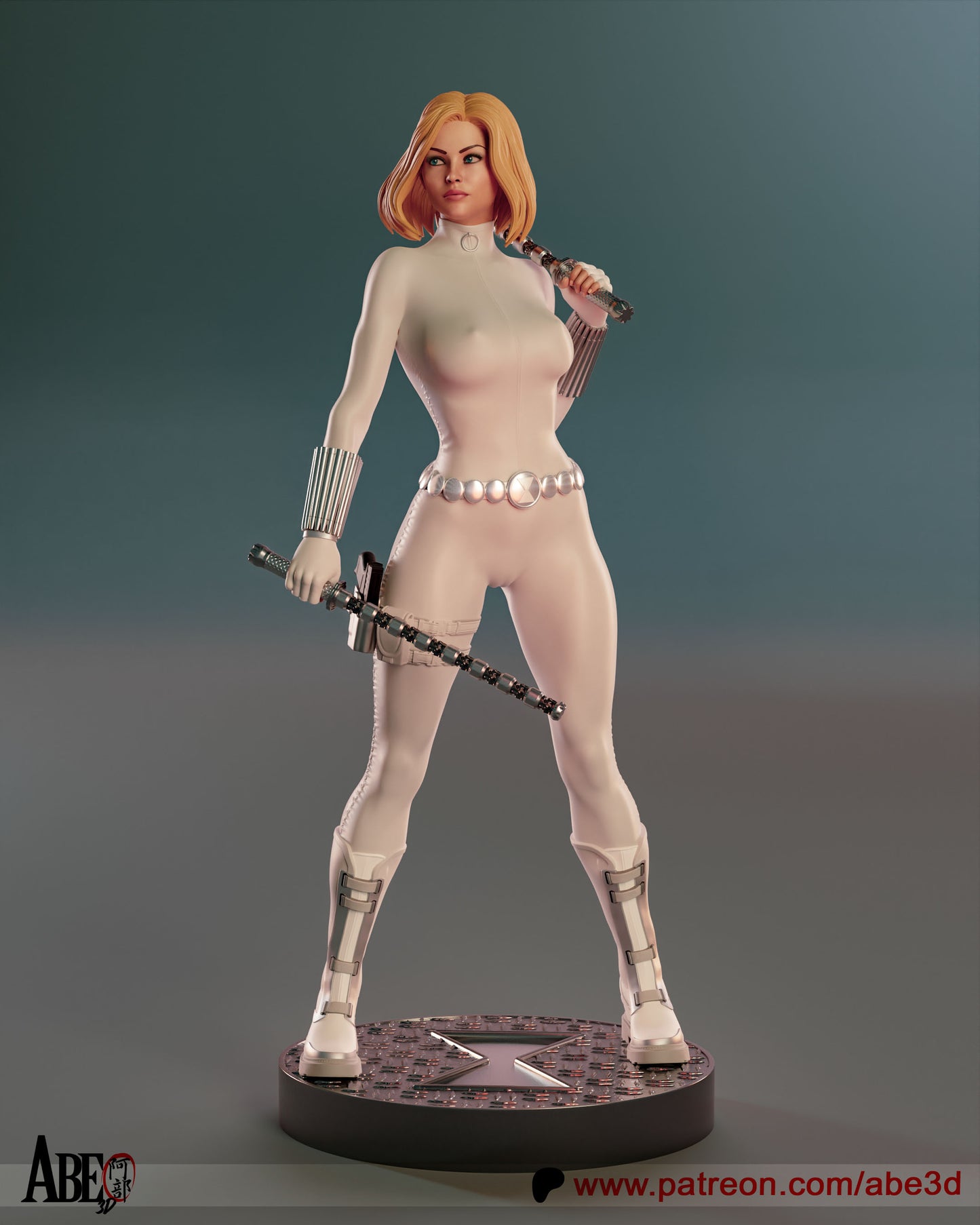 White Widow (All Variant Parts Included) - Unassembled and Unpainted Garage Kit - Model Designed by Abe3d