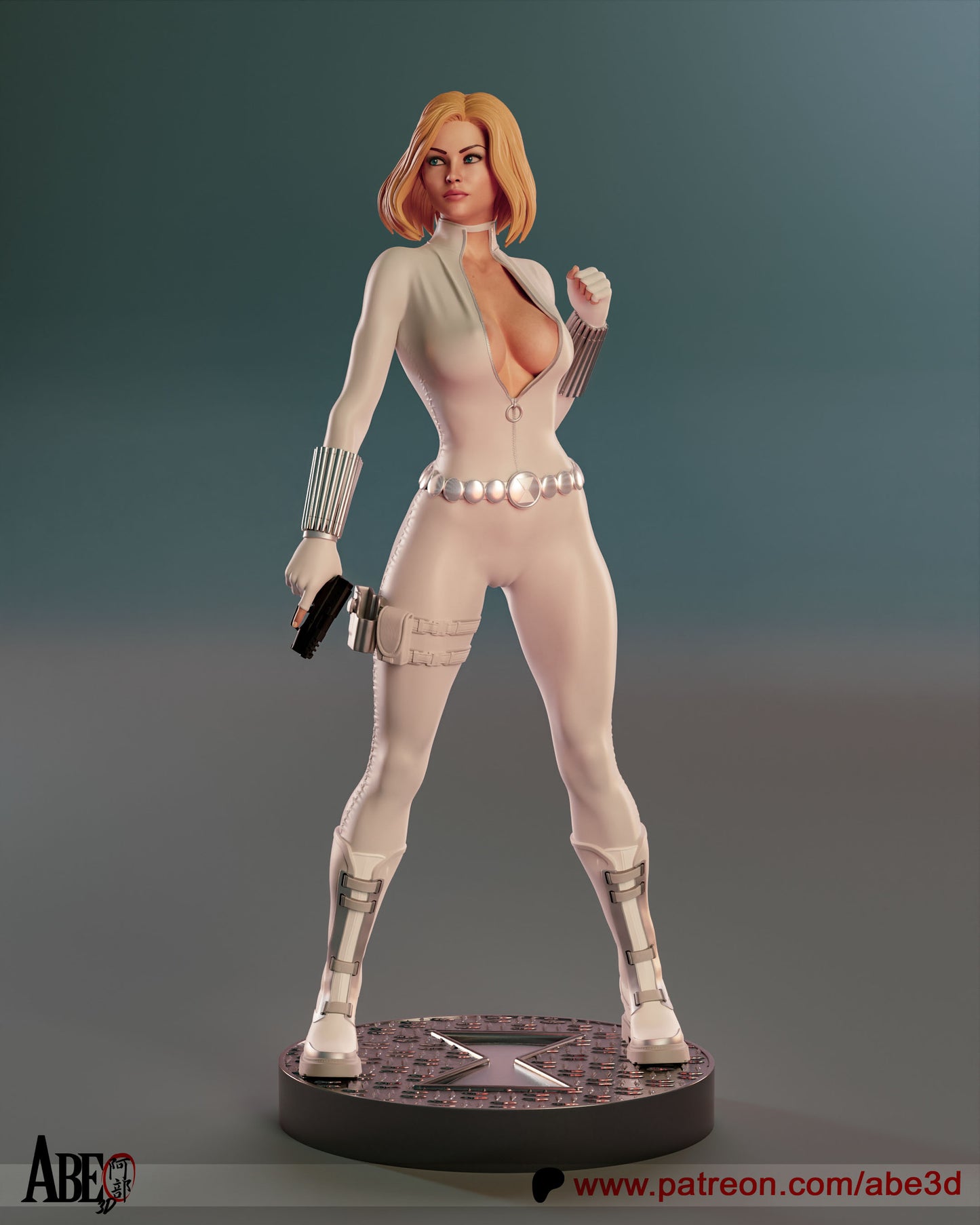 White Widow (All Variant Parts Included) - Unassembled and Unpainted Garage Kit - Model Designed by Abe3d