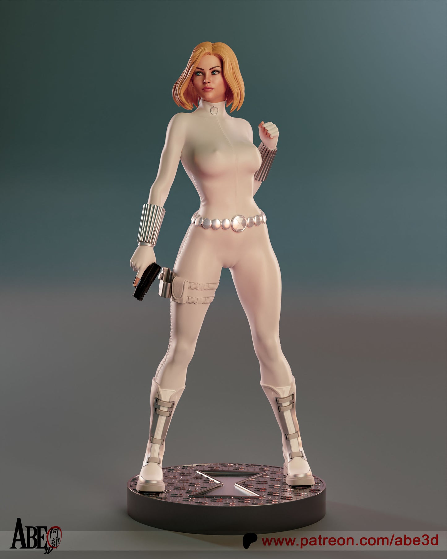White Widow (All Variant Parts Included) - Unassembled and Unpainted Garage Kit - Model Designed by Abe3d