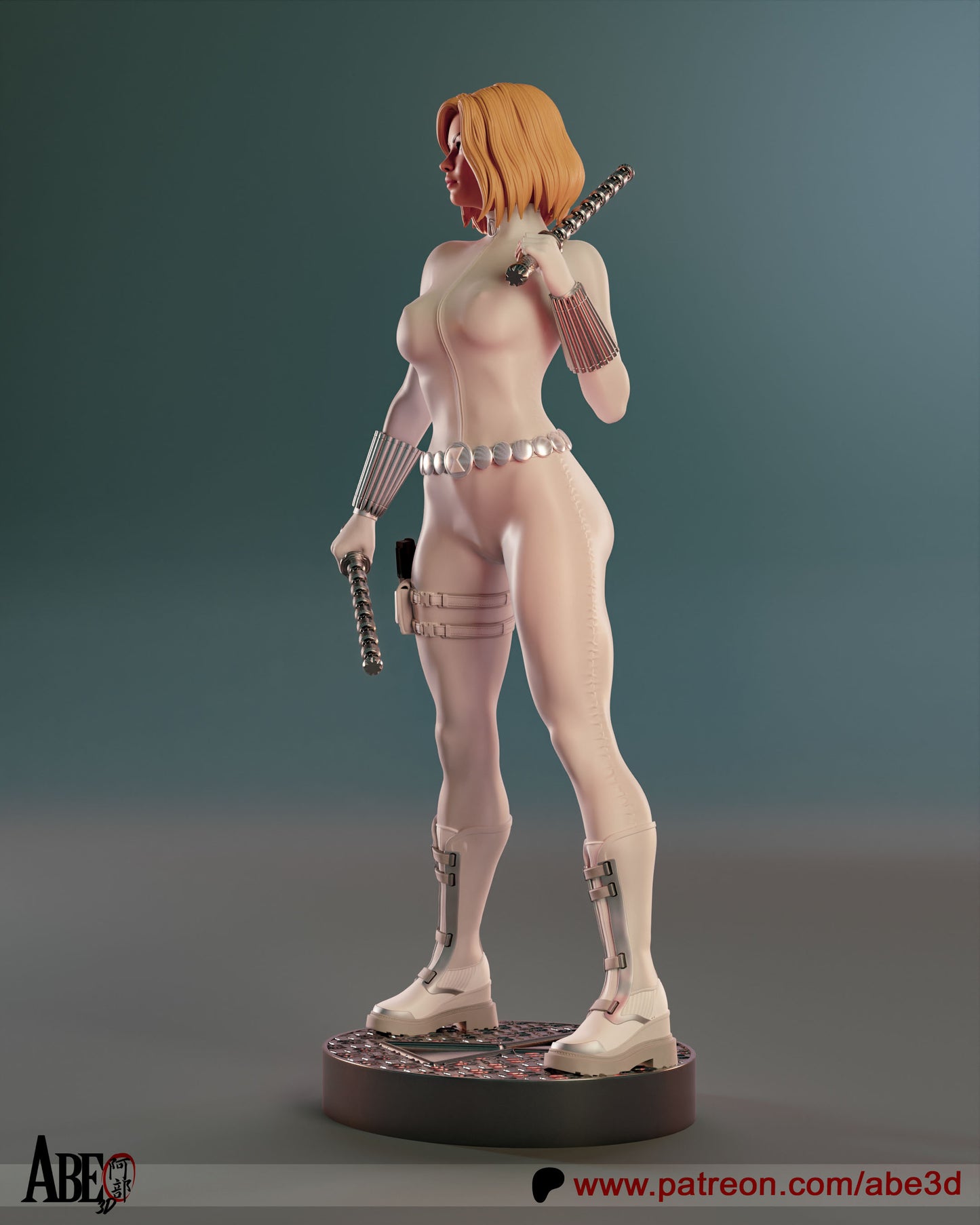White Widow (All Variant Parts Included) - Unassembled and Unpainted Garage Kit - Model Designed by Abe3d