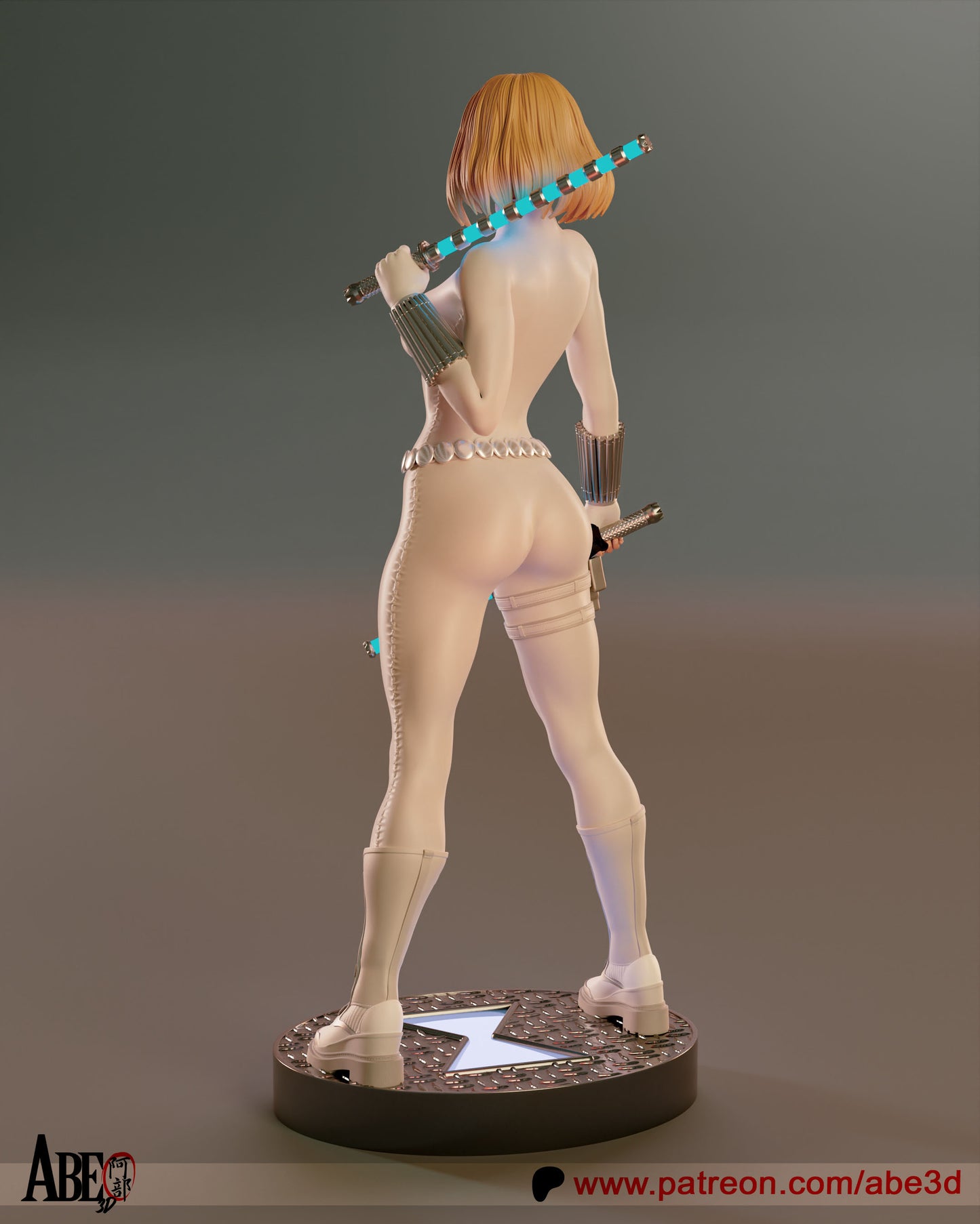 White Widow (All Variant Parts Included) - Unassembled and Unpainted Garage Kit - Model Designed by Abe3d