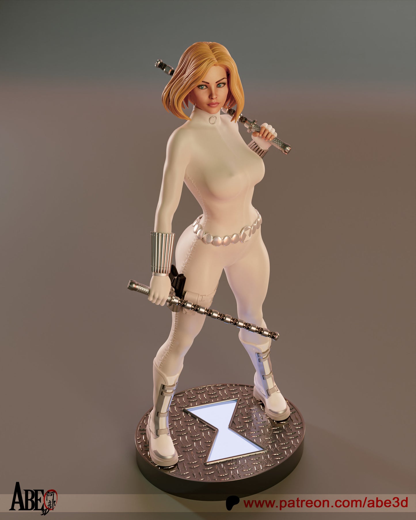 White Widow (All Variant Parts Included) - Unassembled and Unpainted Garage Kit - Model Designed by Abe3d