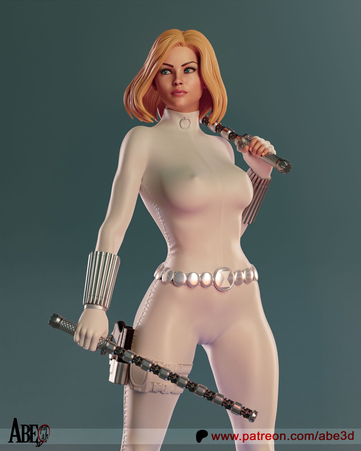 White Widow (All Variant Parts Included) - Unassembled and Unpainted Garage Kit - Model Designed by Abe3d