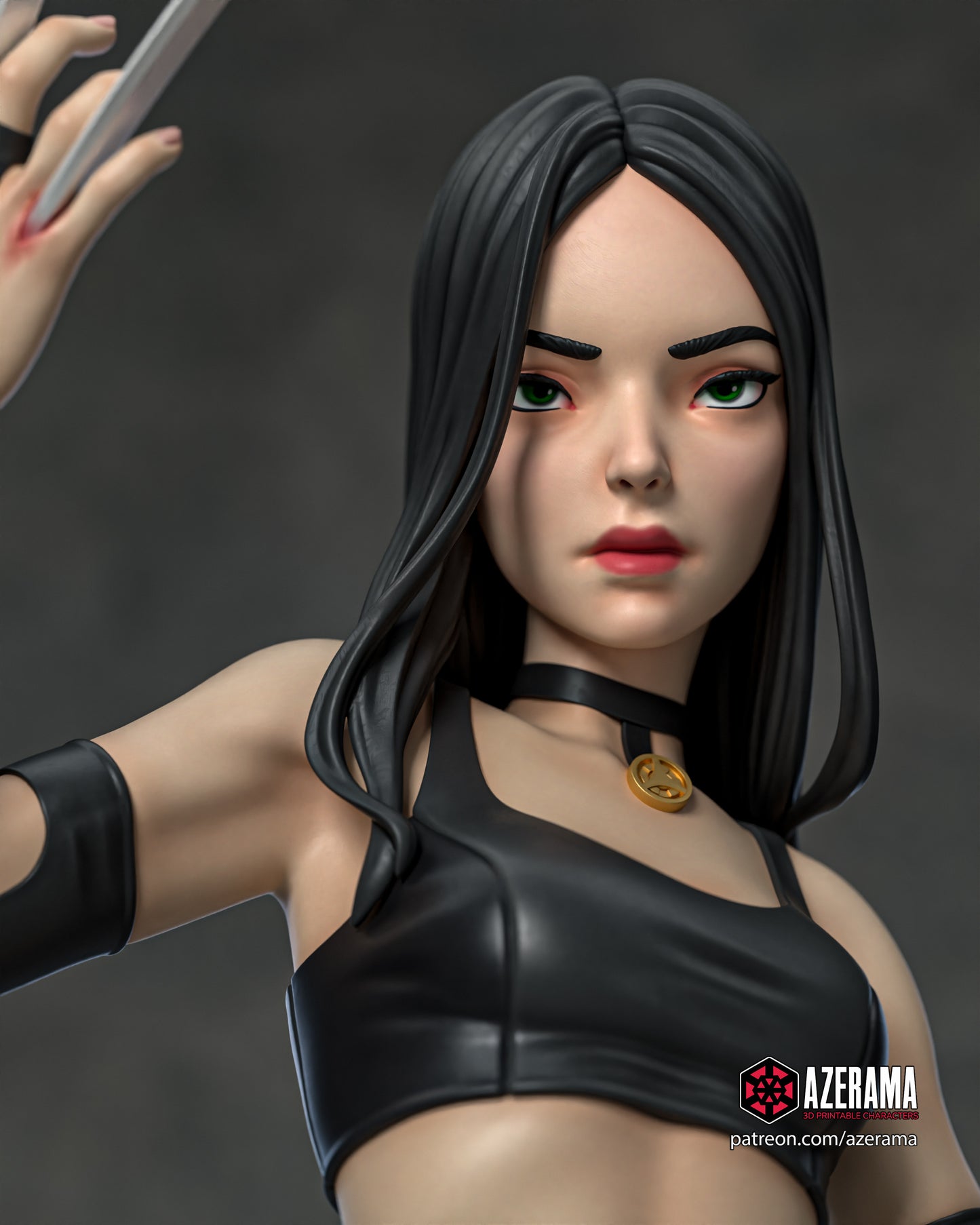Anime X-23 - Unassembled and Unpainted Garage Kit - Model Designed by Azerama