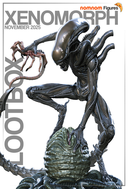 Xenomorph - Unassembled and Unpainted Garage Kit - Model Designed by NomNom Figures