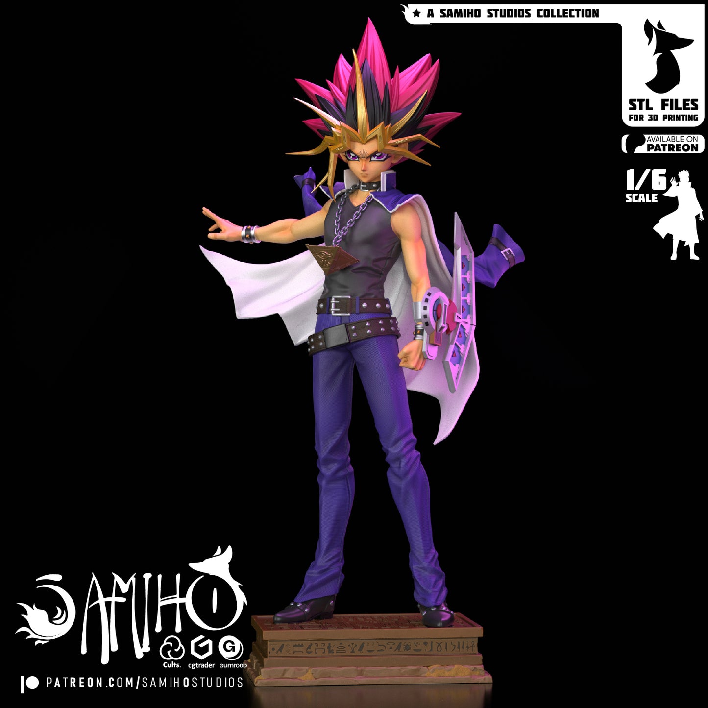 Yugi - Unassembled and Unpainted Garage Kit - Model Designed by Samiho Studios