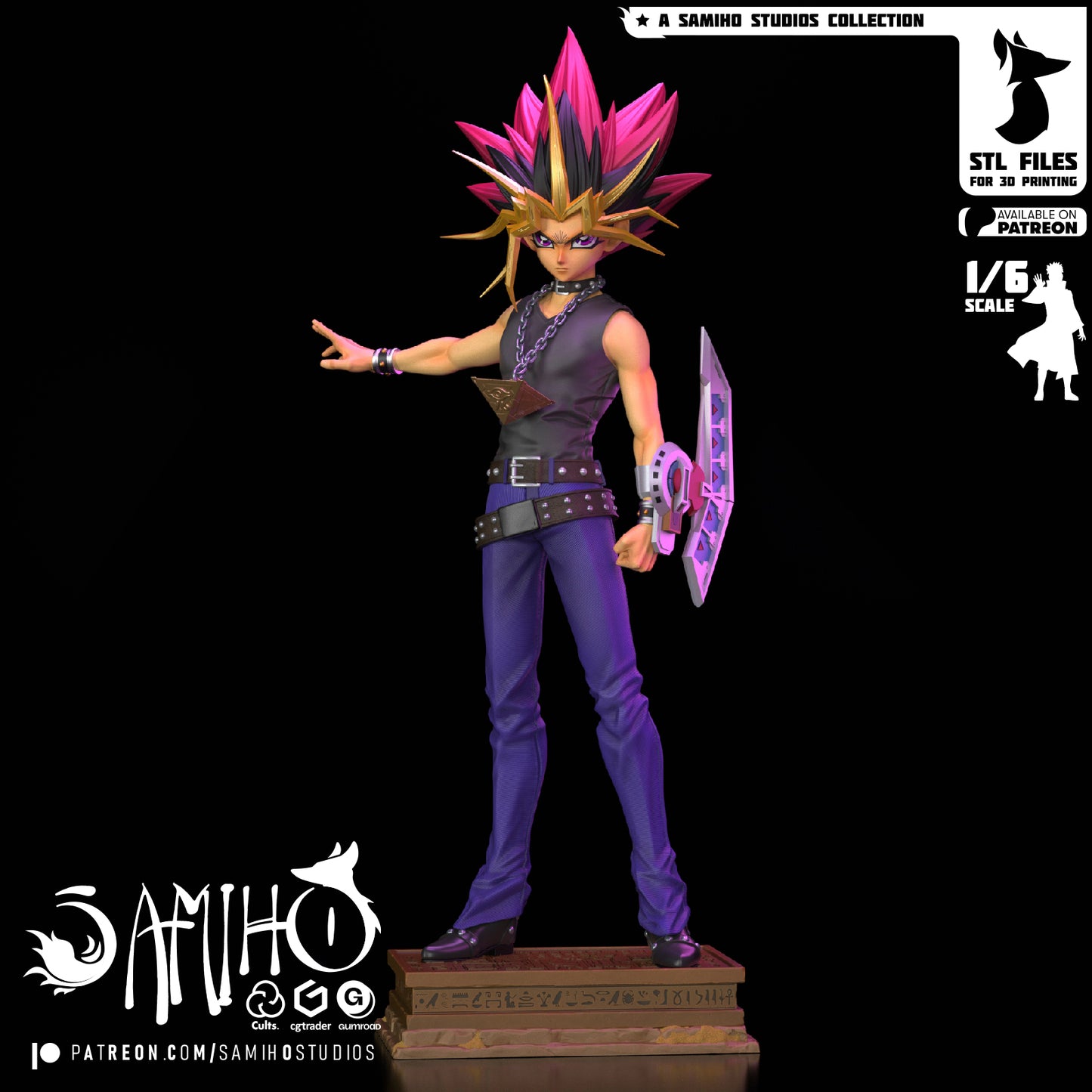 Yugi - Unassembled and Unpainted Garage Kit - Model Designed by Samiho Studios