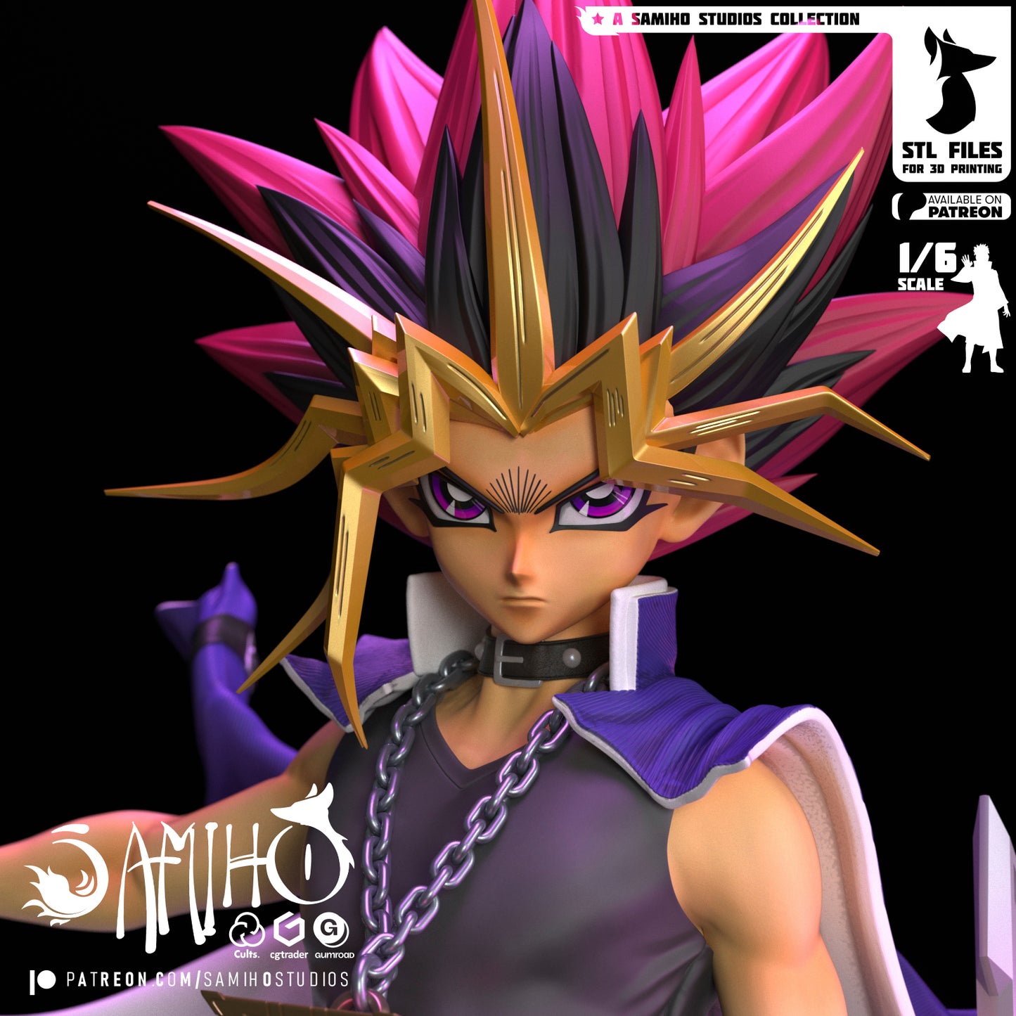 Yugi - Unassembled and Unpainted Garage Kit - Model Designed by Samiho Studios
