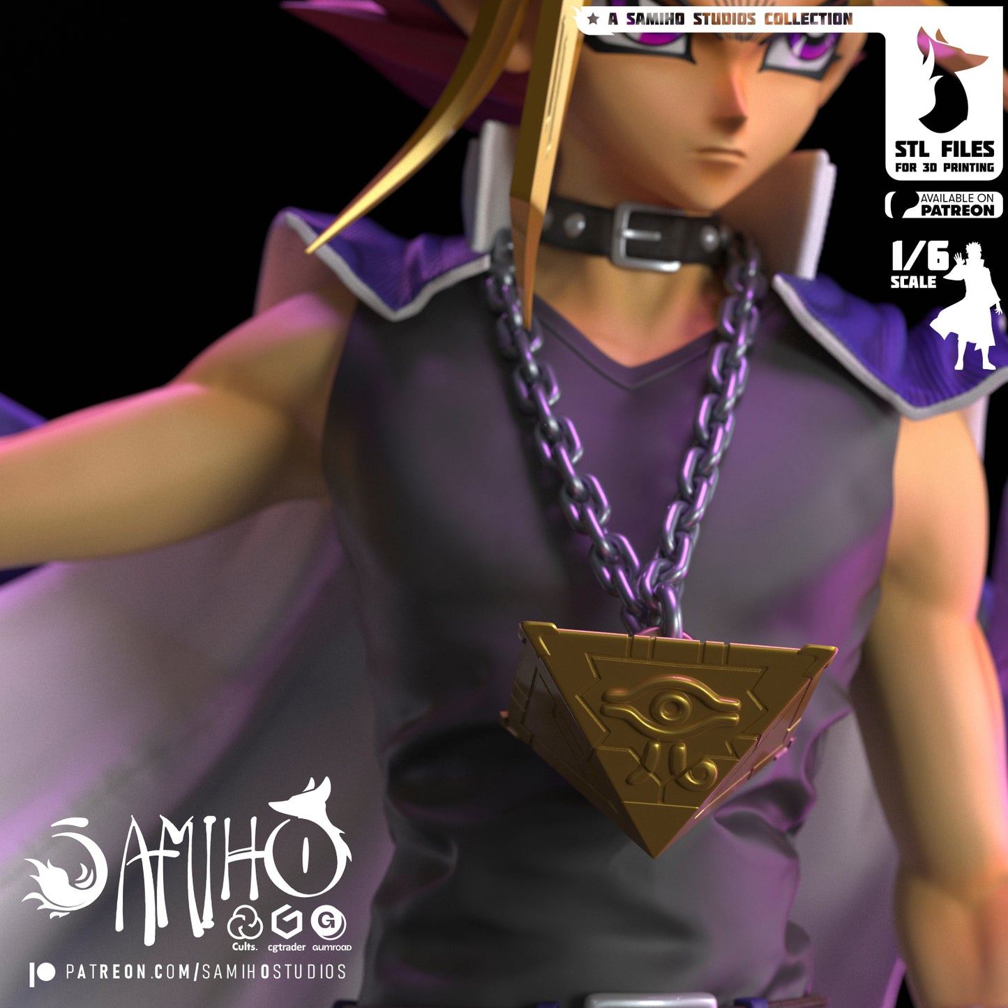 Yugi - Unassembled and Unpainted Garage Kit - Model Designed by Samiho Studios