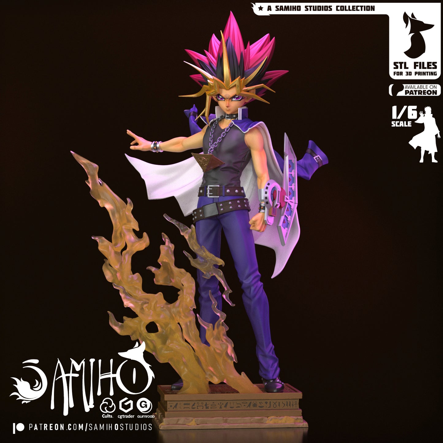 Yugi - Unassembled and Unpainted Garage Kit - Model Designed by Samiho Studios