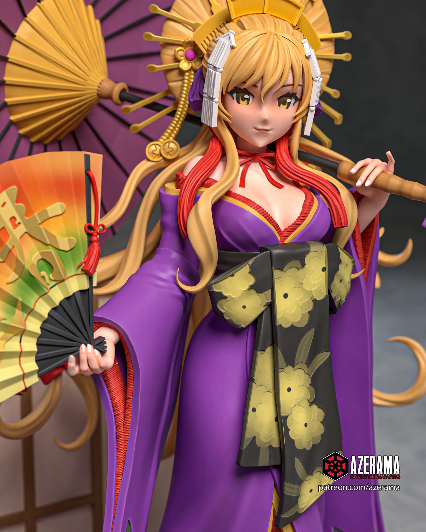 Yukari - Unassembled and Unpainted Garage Kit - Model Designed by Azerama
