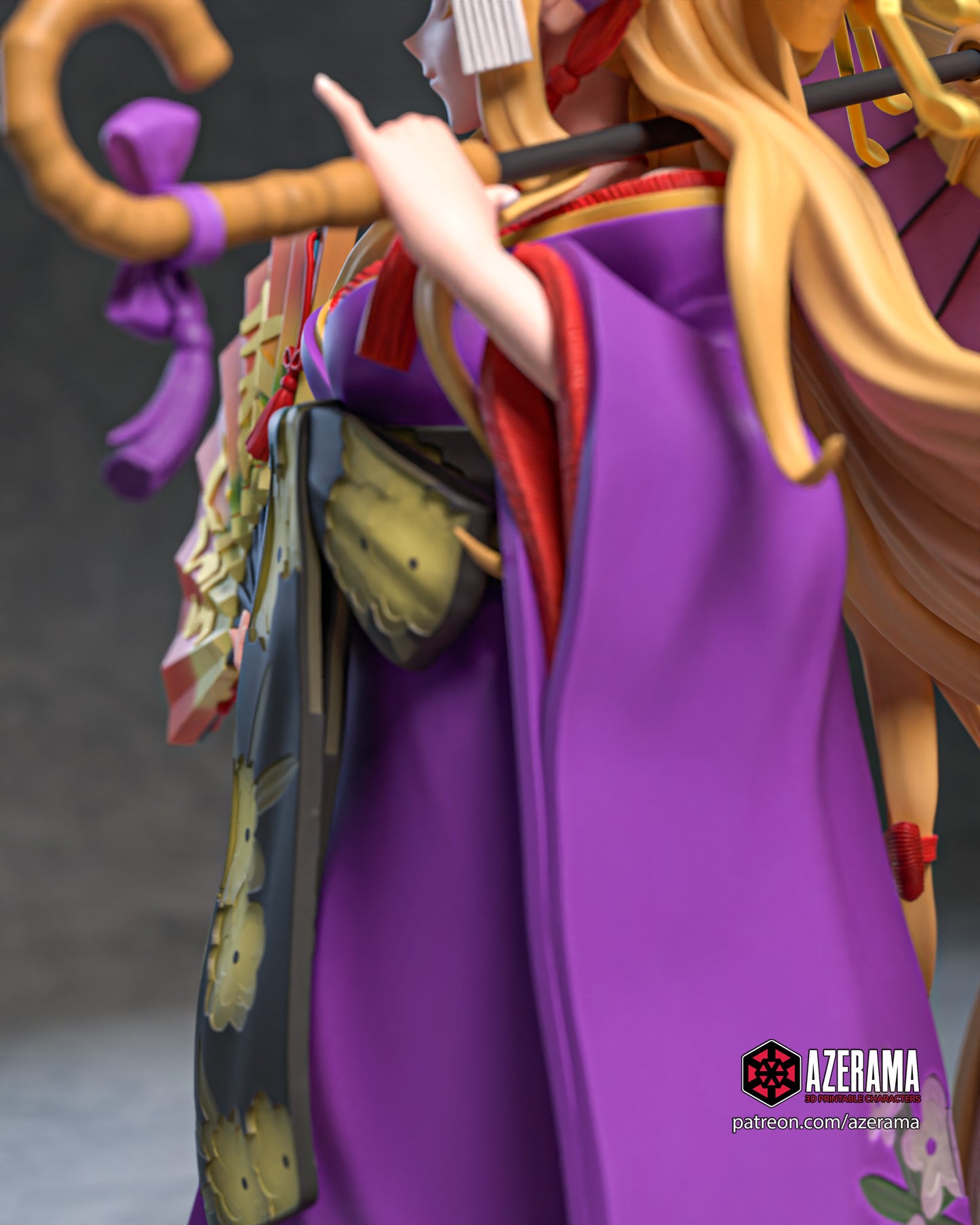 Yukari - Unassembled and Unpainted Garage Kit - Model Designed by Azerama