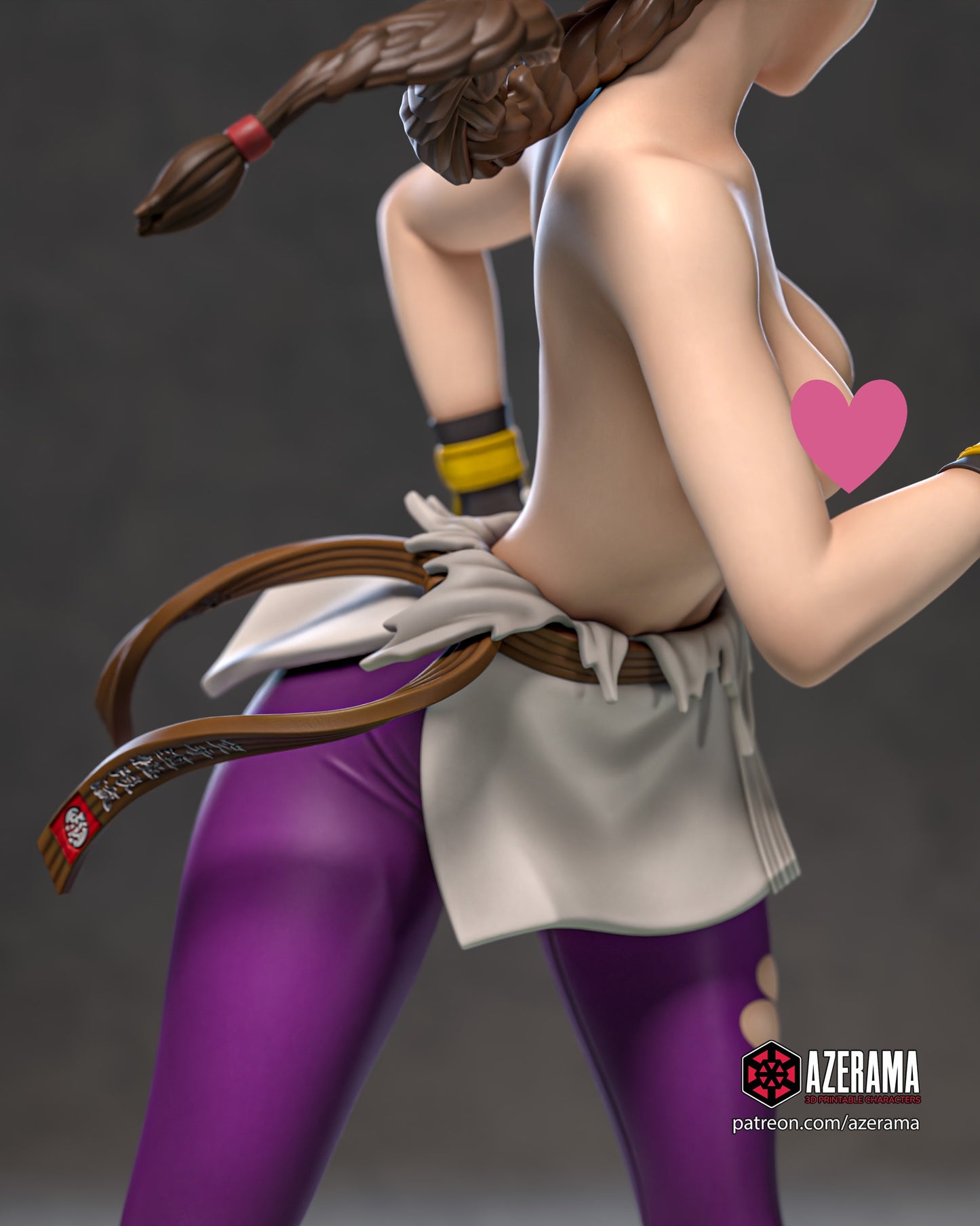 KOF Yuri NSFW - Unassembled and Unpainted Garage Kit - Model Designed by Azerama