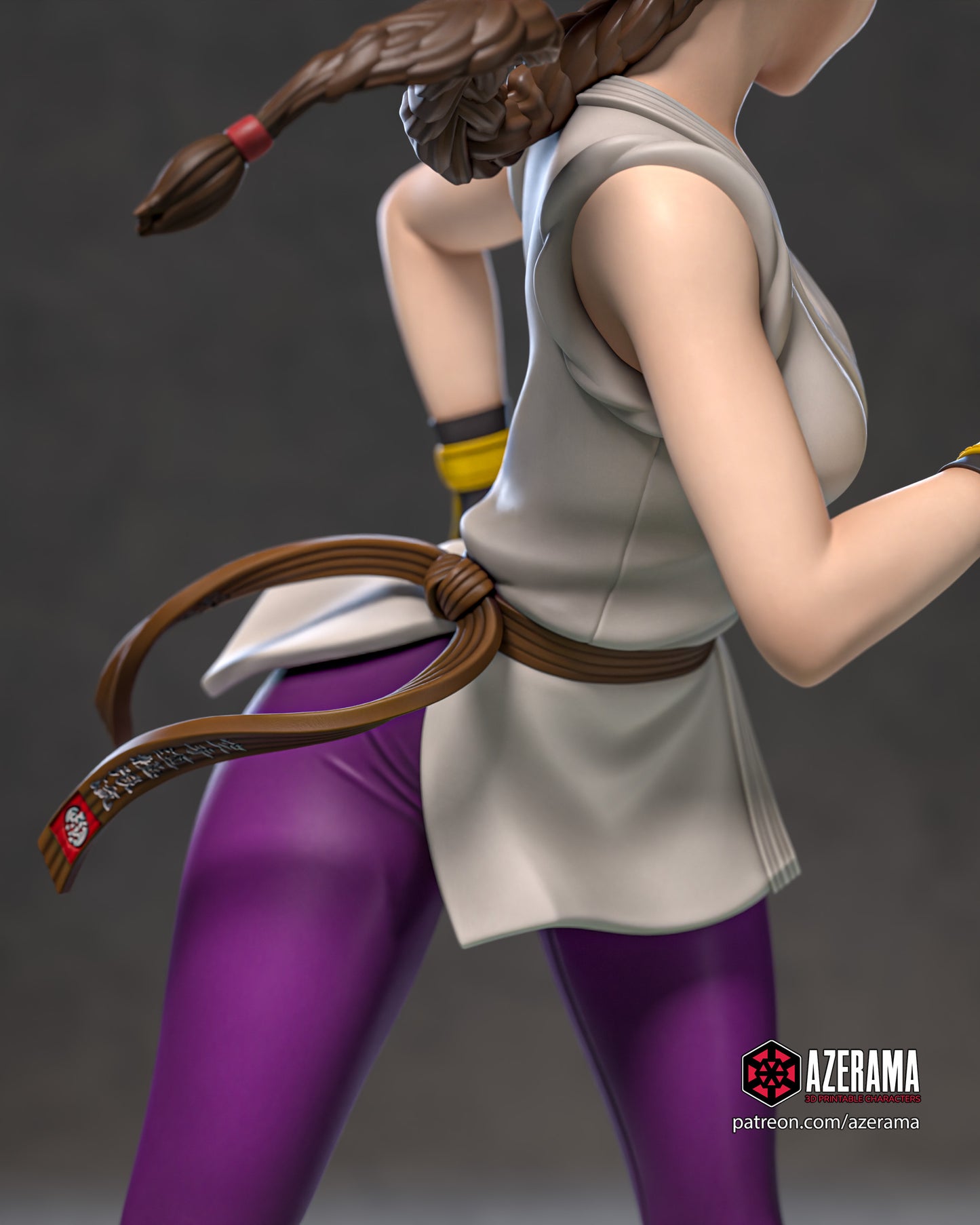 KOF Yuri - Unassembled and Unpainted Garage Kit - Model Designed by Azerama