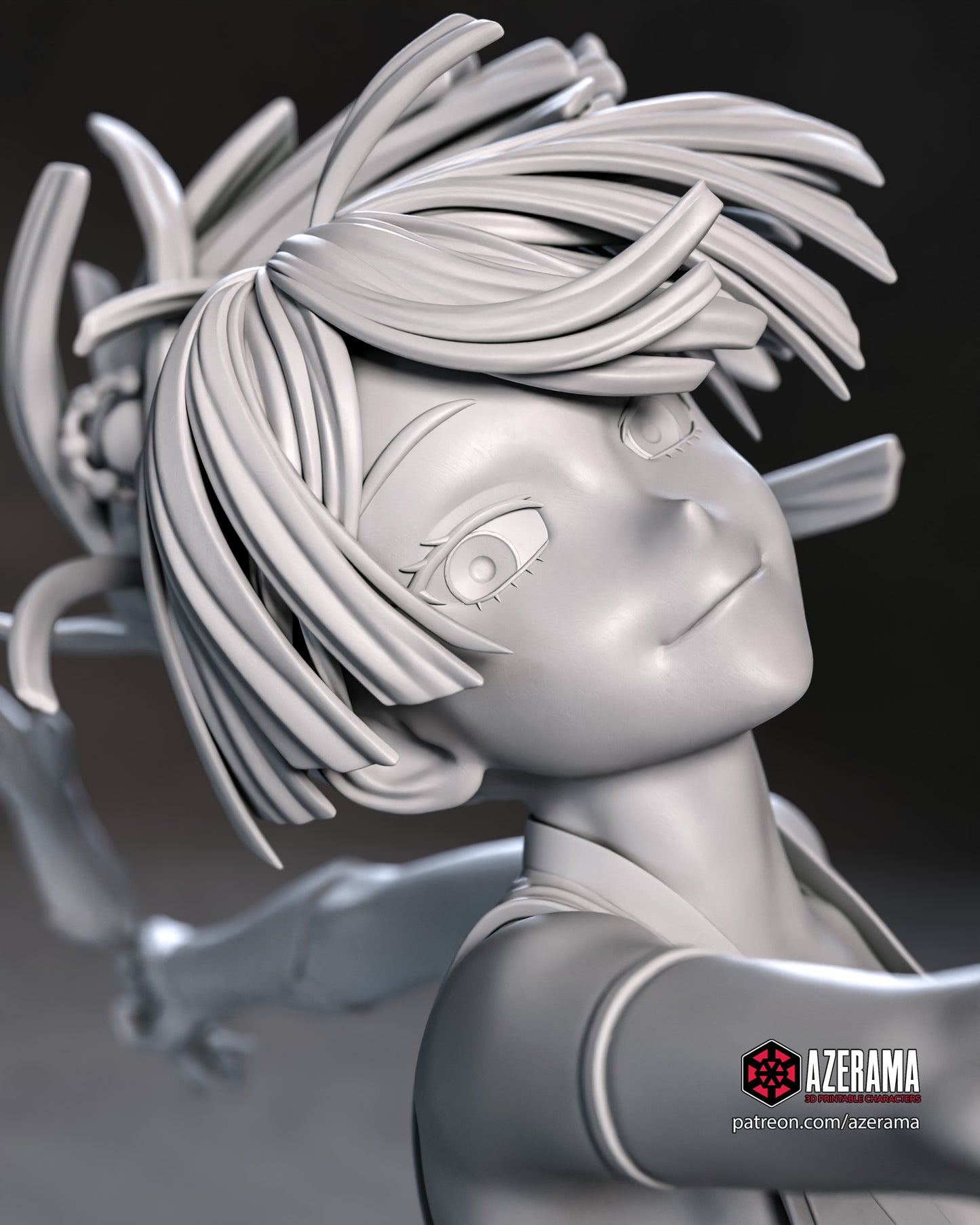 Yuzuriha x Sagiri - Unassembled and Unpainted Garage Kit - Model Designed by Azerama