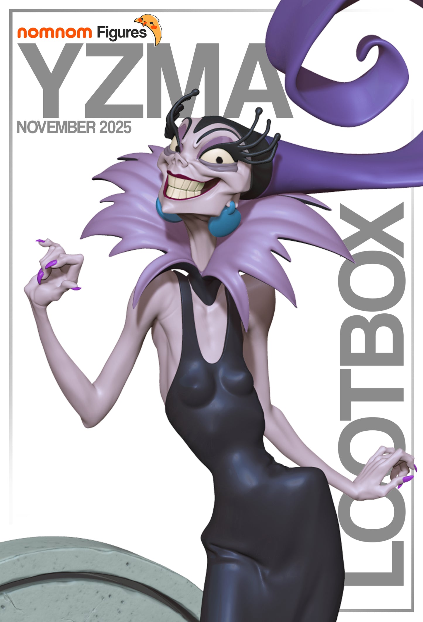 Yzma - Unassembled and Unpainted Garage Kit - Model Designed by NomNom Figures
