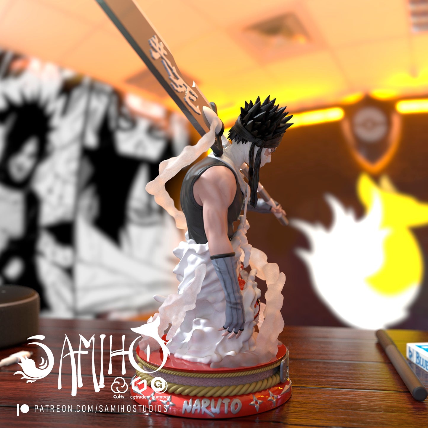 Zabuza - Unassembled and Unpainted Garage Kit - Model Designed by Samiho Studios