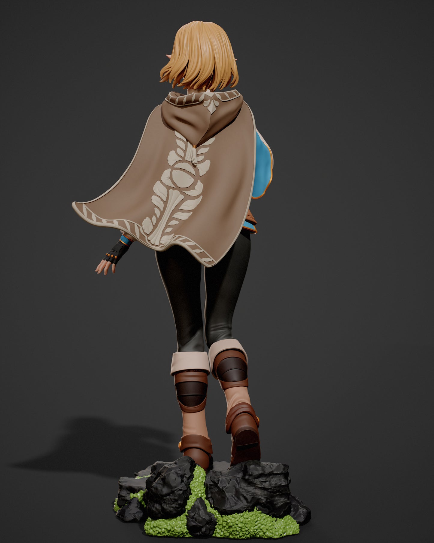 Zelda - Unassembled and Unpainted Garage Kit - Model Designed by Abe3d/Davi3d