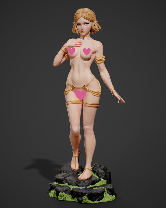 Zelda NSFW - Unassembled and Unpainted Garage Kit - Model Designed by Abe3d/Davi
