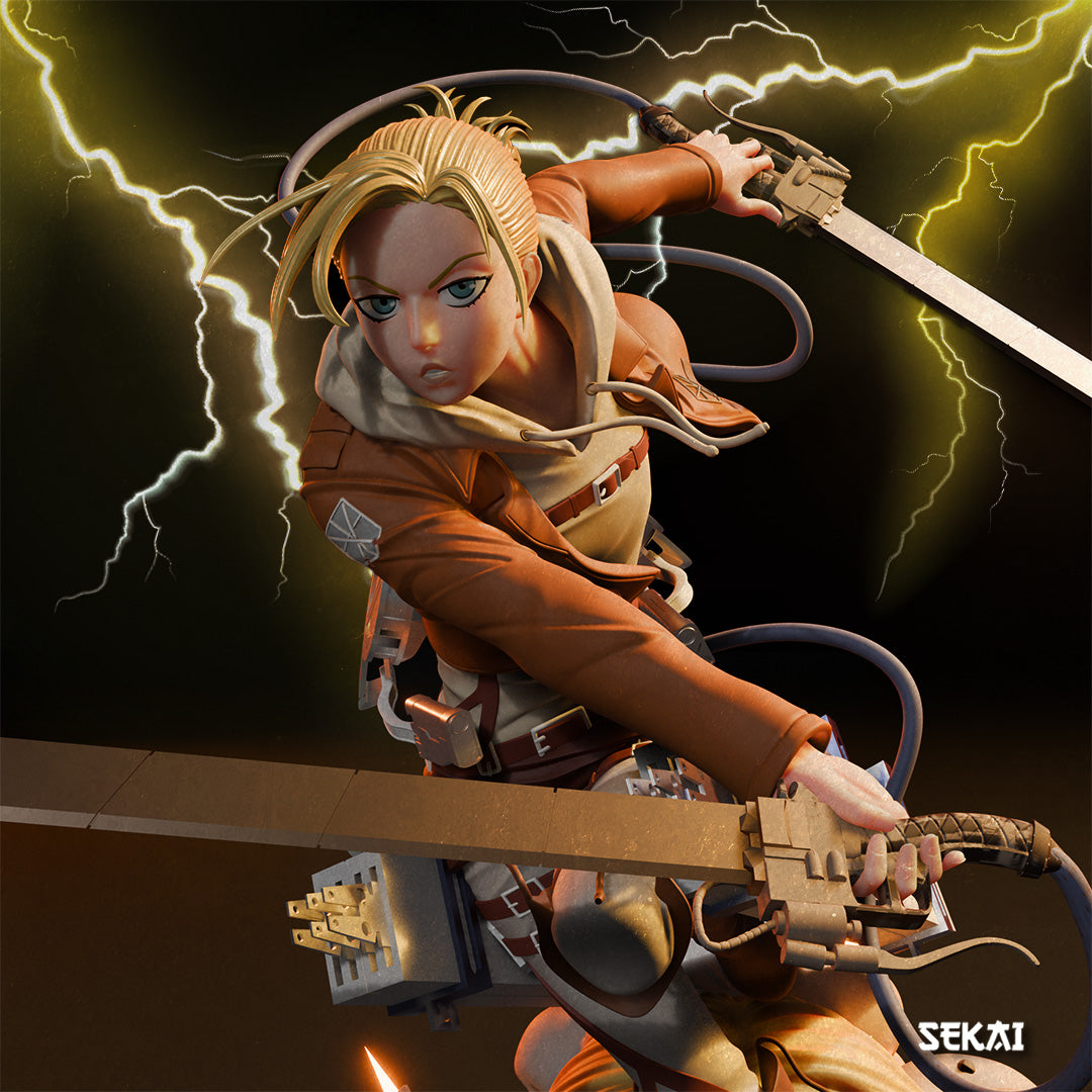 Annie - Unassembled and Unpainted Garage Kit - Model Designed by Sekai3D