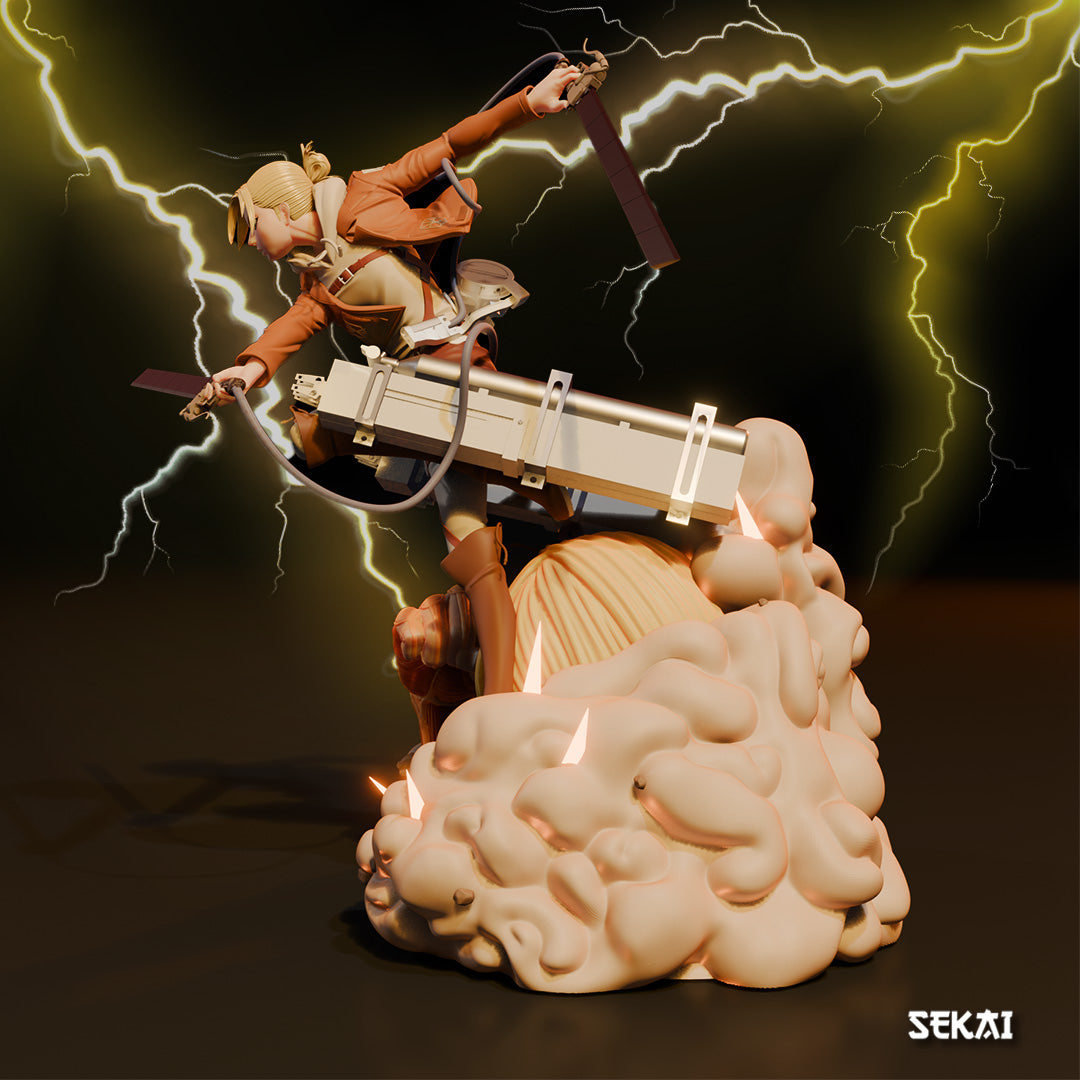 Annie - Unassembled and Unpainted Garage Kit - Model Designed by Sekai3D