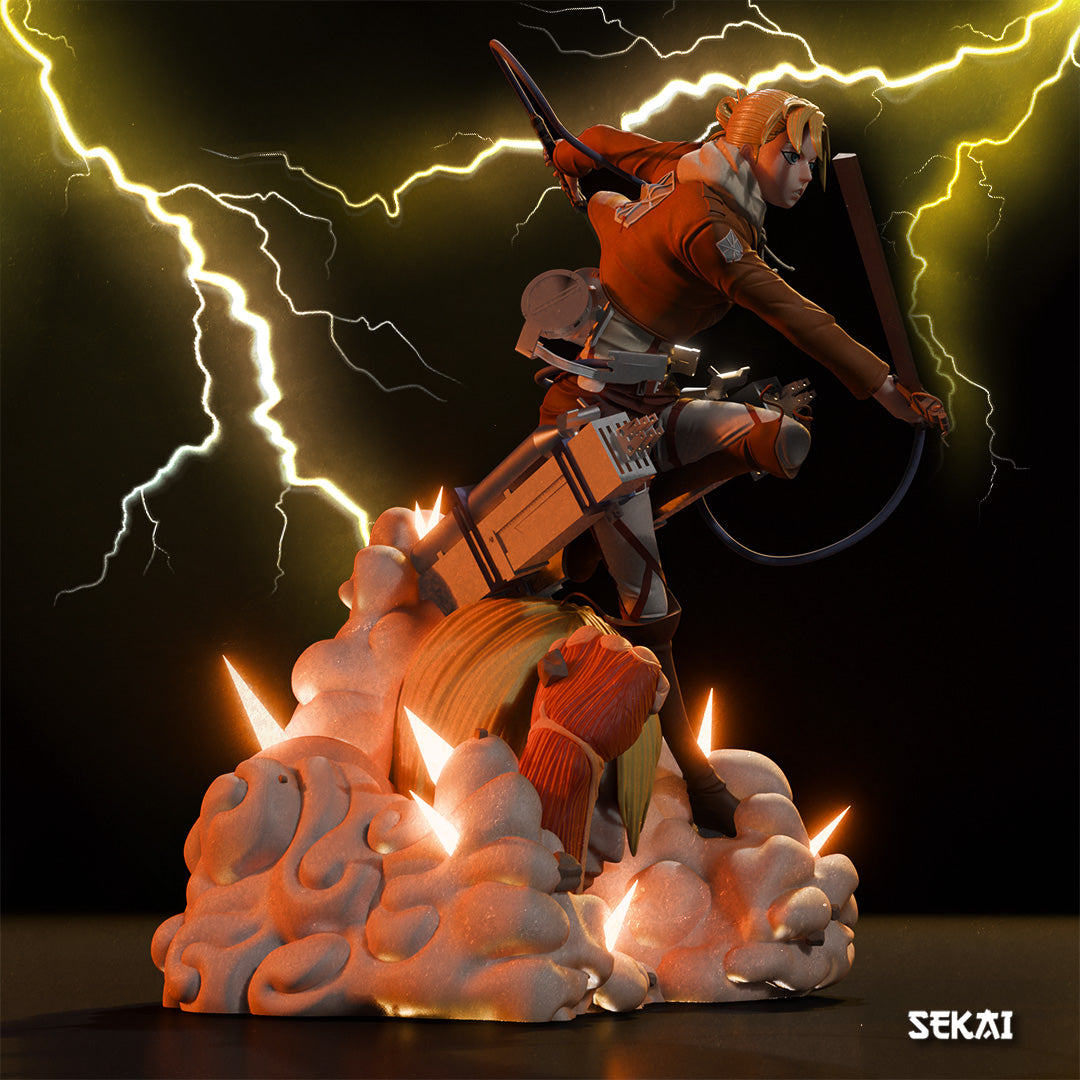Annie - Unassembled and Unpainted Garage Kit - Model Designed by Sekai3D