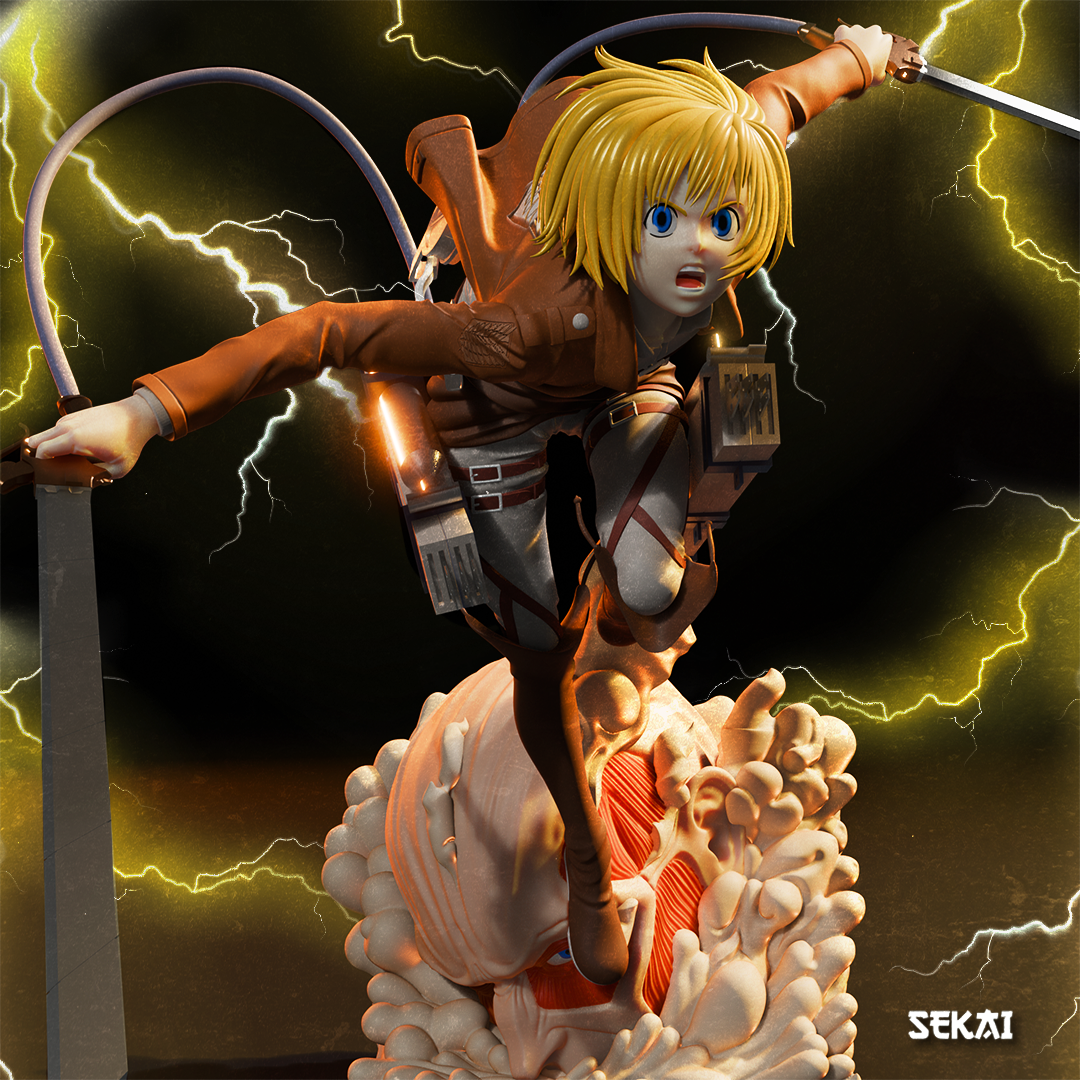 Armin - Unassembled and Unpainted Garage Kit - Model Designed by Sekai3D