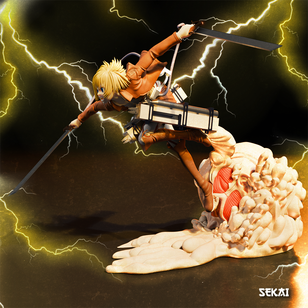 Armin - Unassembled and Unpainted Garage Kit - Model Designed by Sekai3D