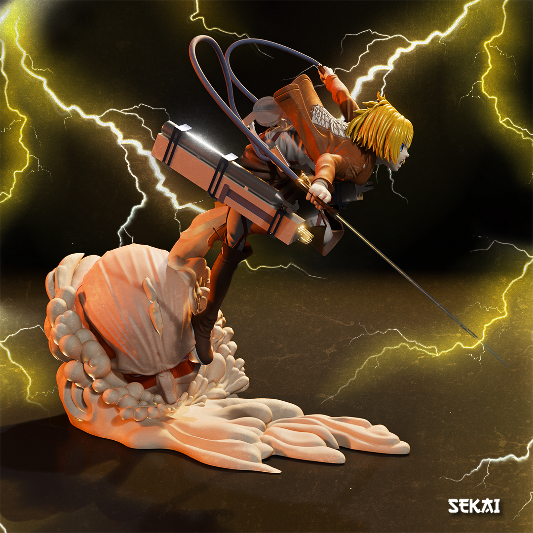 Armin - Unassembled and Unpainted Garage Kit - Model Designed by Sekai3D