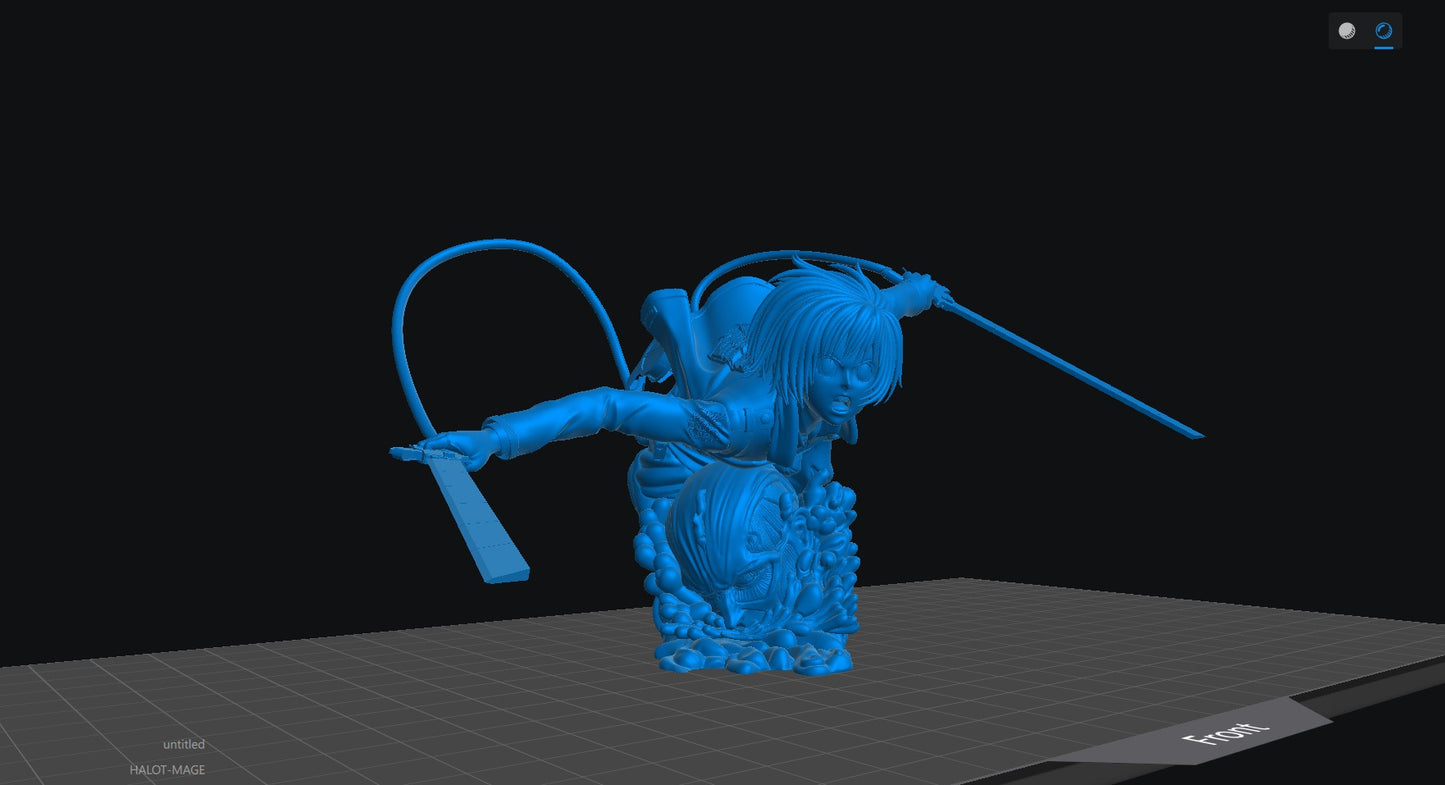 Armin - Unassembled and Unpainted Garage Kit - Model Designed by Sekai3D