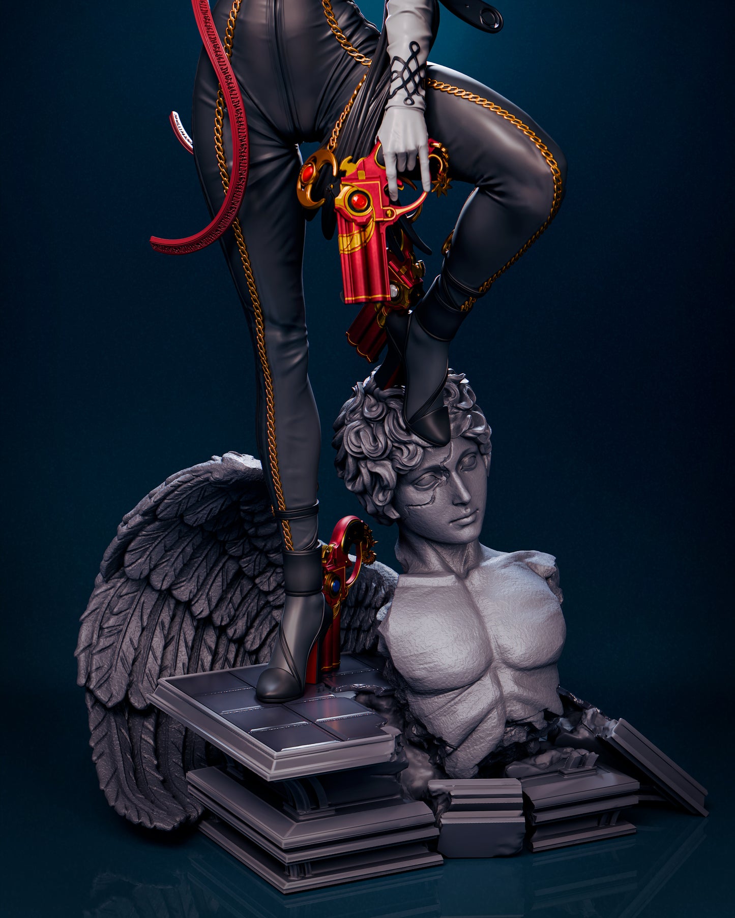 Bayonetta - Unassembled and Unpainted Garage Kit - Model By Abe3d/davilm_art