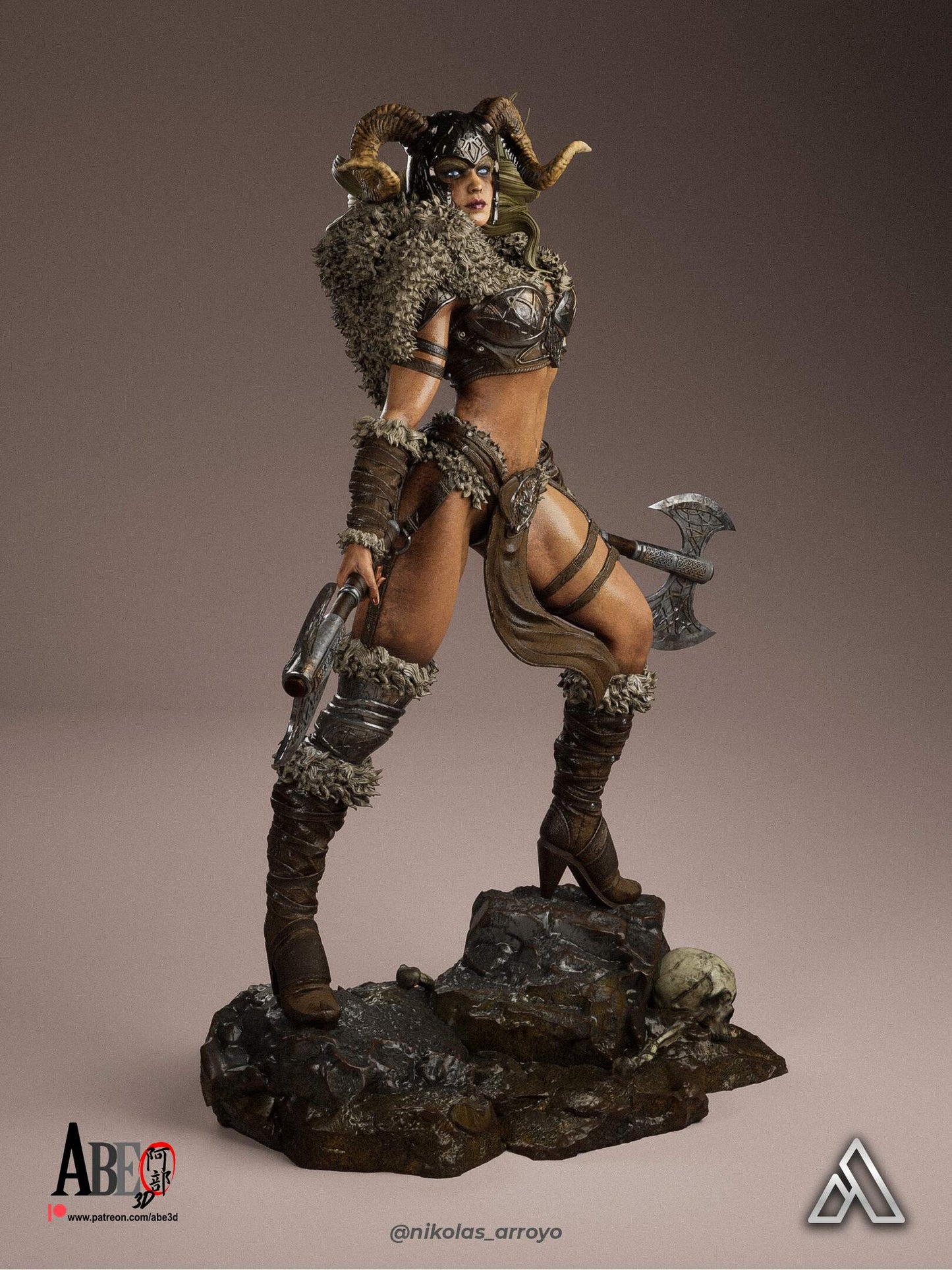 Ragna - Unassembled and Unpainted Garage Kit - Model Designed by Abe3D/Arroyo