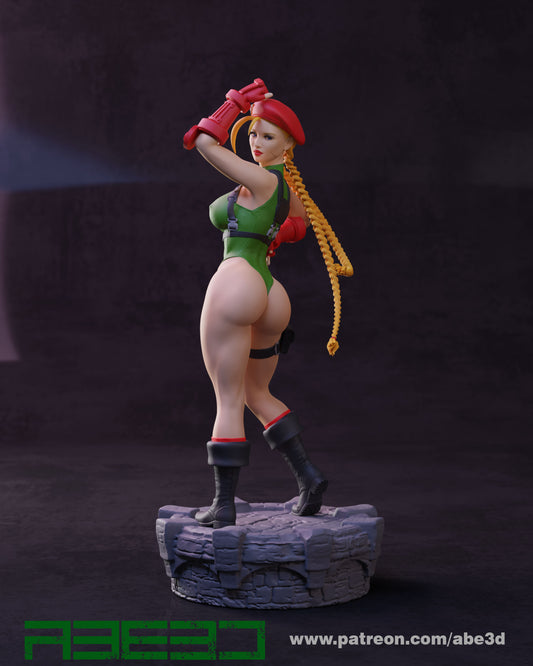Cammy - Unassembled and Unpainted Garage Kit - Model Designed by Abe3d