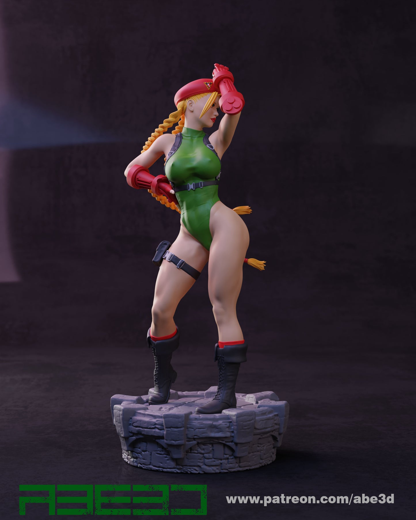 Cammy - Unassembled and Unpainted Garage Kit - Model Designed by Abe3d
