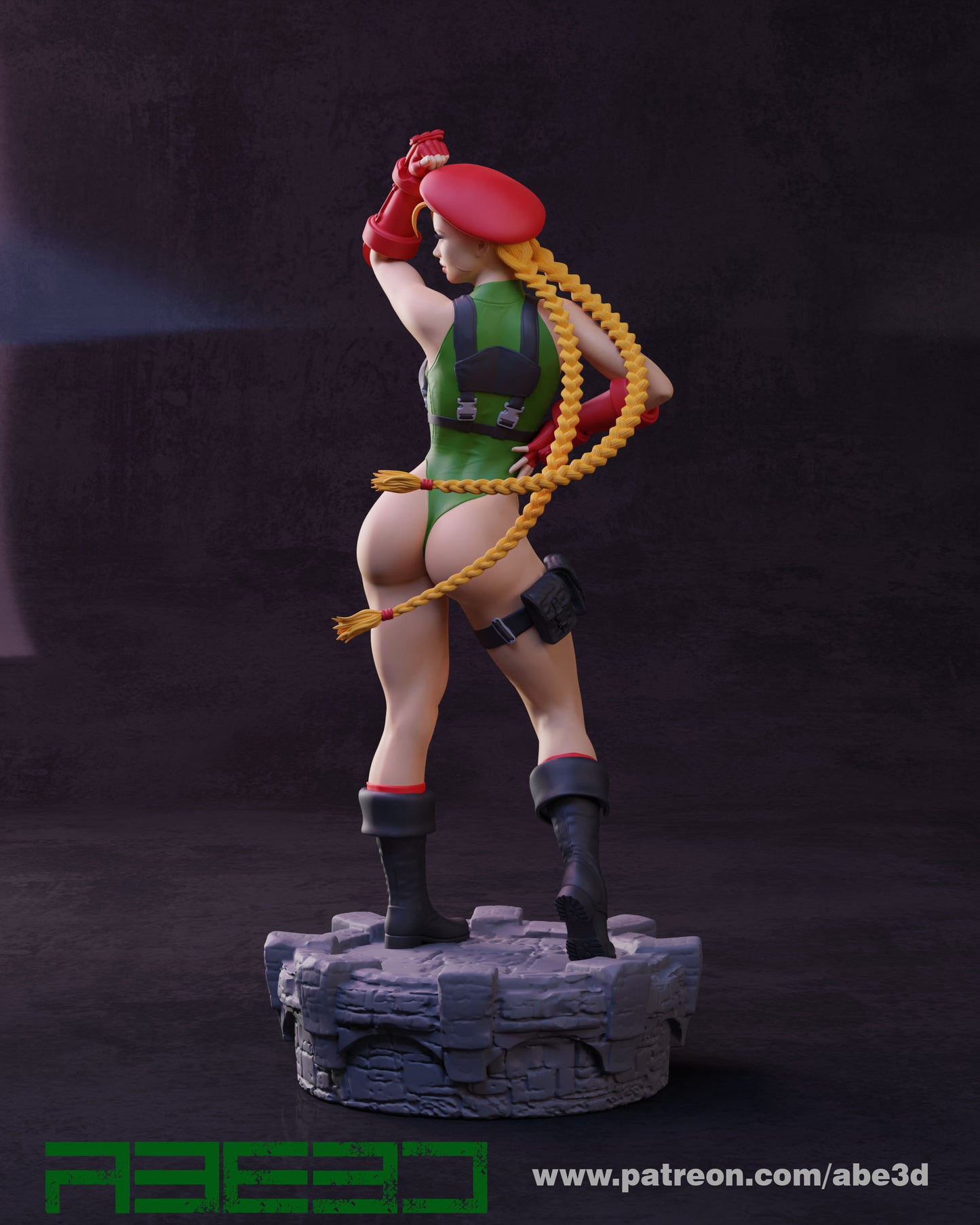 Cammy - Unassembled and Unpainted Garage Kit - Model Designed by Abe3d