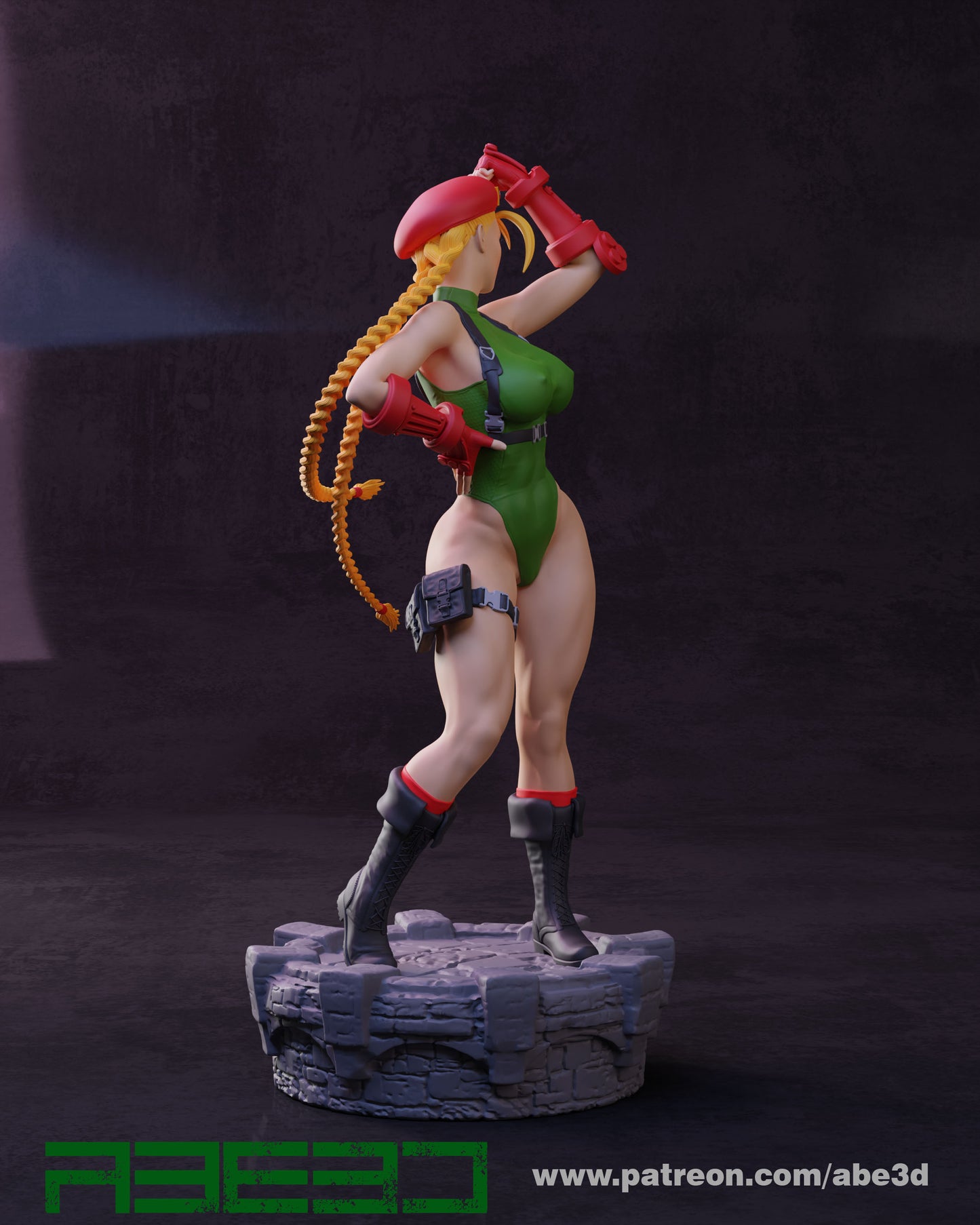 Cammy - Unassembled and Unpainted Garage Kit - Model Designed by Abe3d