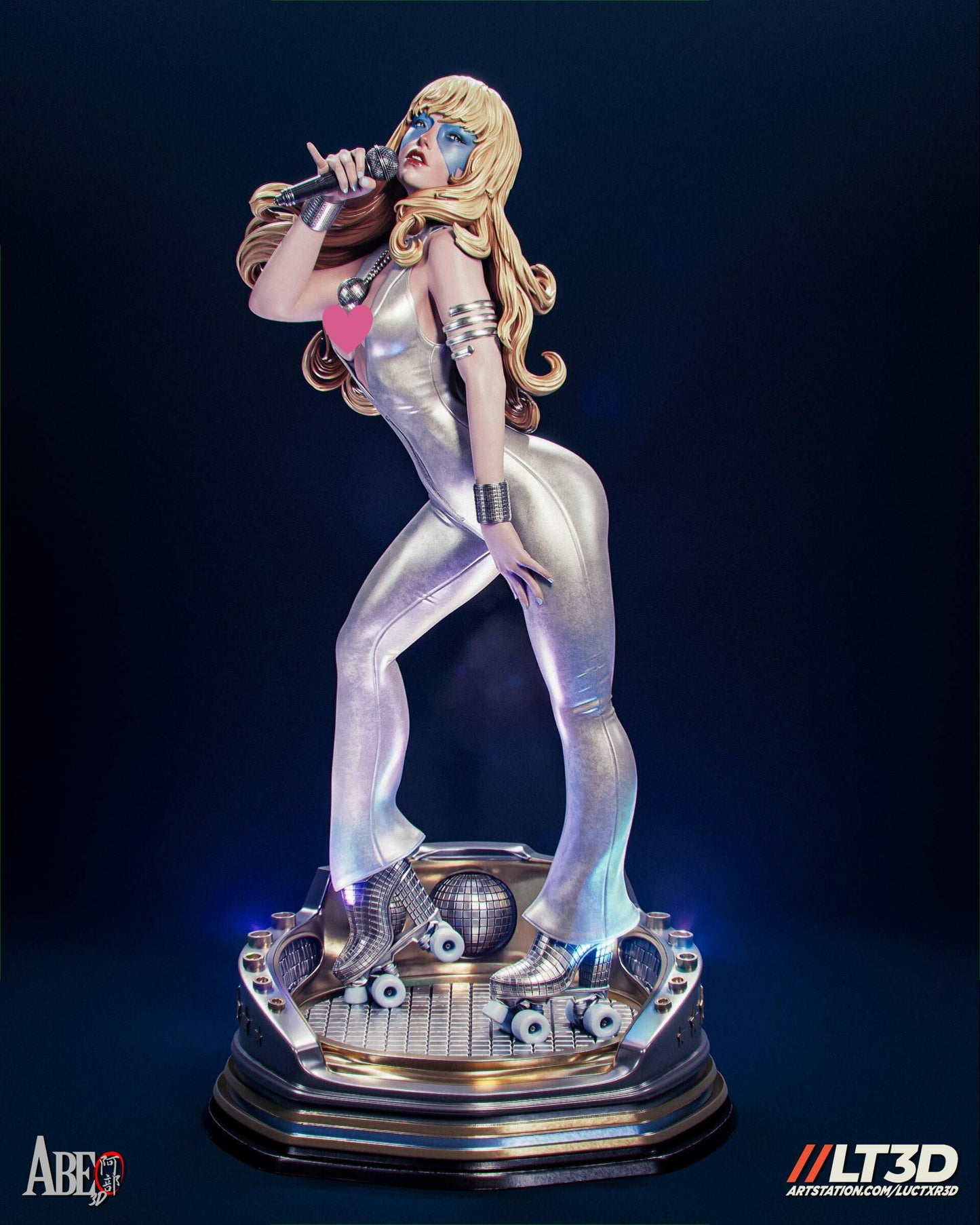 Dazzler NSFW - Unassembled and Unpainted Garage Kit - Model Designed by Abe3D/LT3D