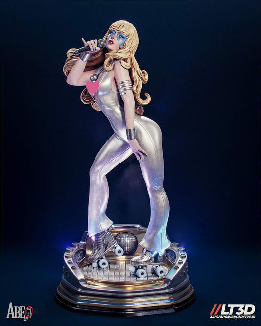 Dazzler NSFW - Unassembled and Unpainted Garage Kit - Model Designed by Abe3D/LT3D