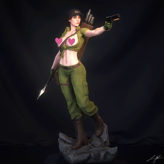Lady Jaye NSFW - Unassembled and Unpainted Garage Kit - Model Designed by Abe3d/Ramses