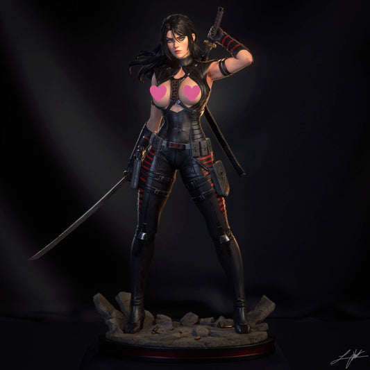 Snake Eyes II NSFW - Unassembled and Unpainted Garage Kit - Model Designed by Abe3D/Ramses