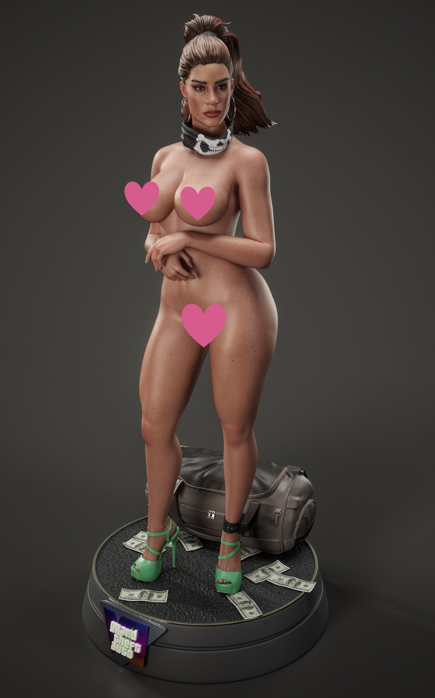 Lucia NSFW - Unassembled and Unpainted Garage Kit - Model Designed by Abe3D/Dellas