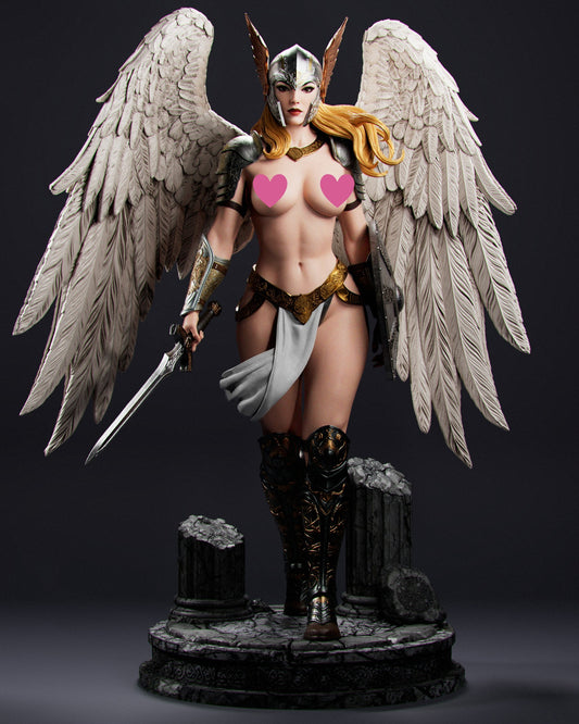 Valkyrie NSFW - Unassembled and Unpainted Garage Kit - Model Designed by Abe3D/Marcio