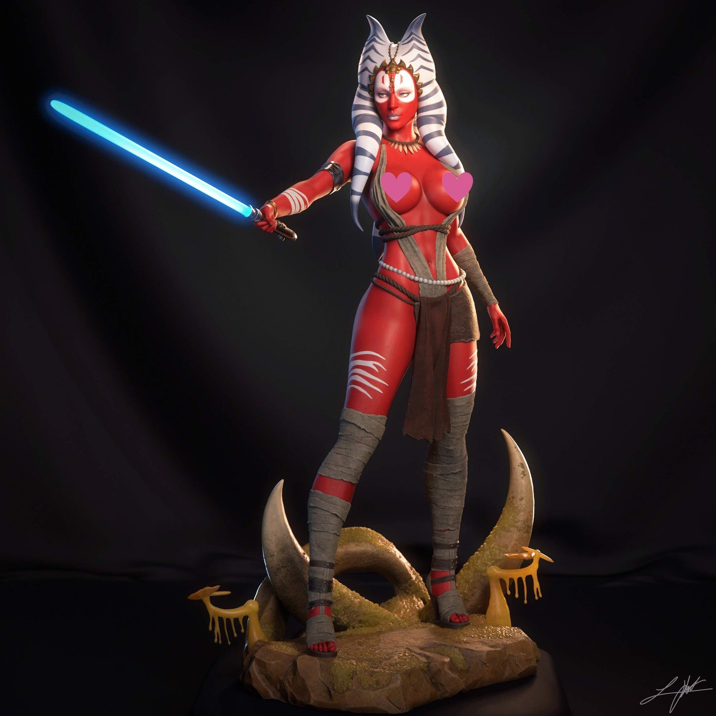 Shaak Ti NSFW - Unassembled and Unpainted Garage Kit - Model Designed by Abe3D/Ramses