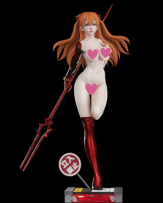 Asuka NSFW - Unassembled and Unpainted Garage Kit - Model Designed by Abe3D/Dangelo