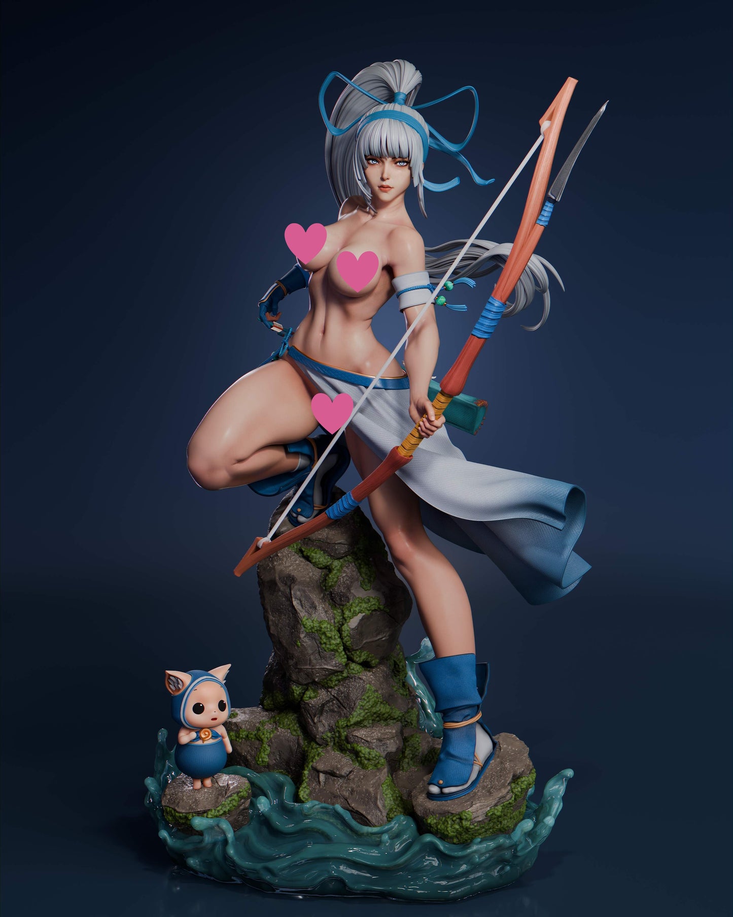 Mina NSFW - Unassembled and Unpainted Garage Kit - Model Designed by Abe3D/Davi